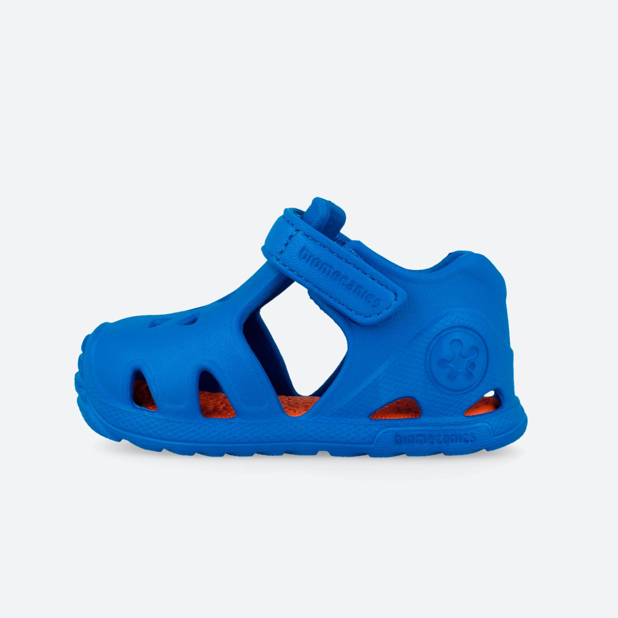 Sandálias para Bebé Fechadas com Velcro Biomecanics Azul Royal-5