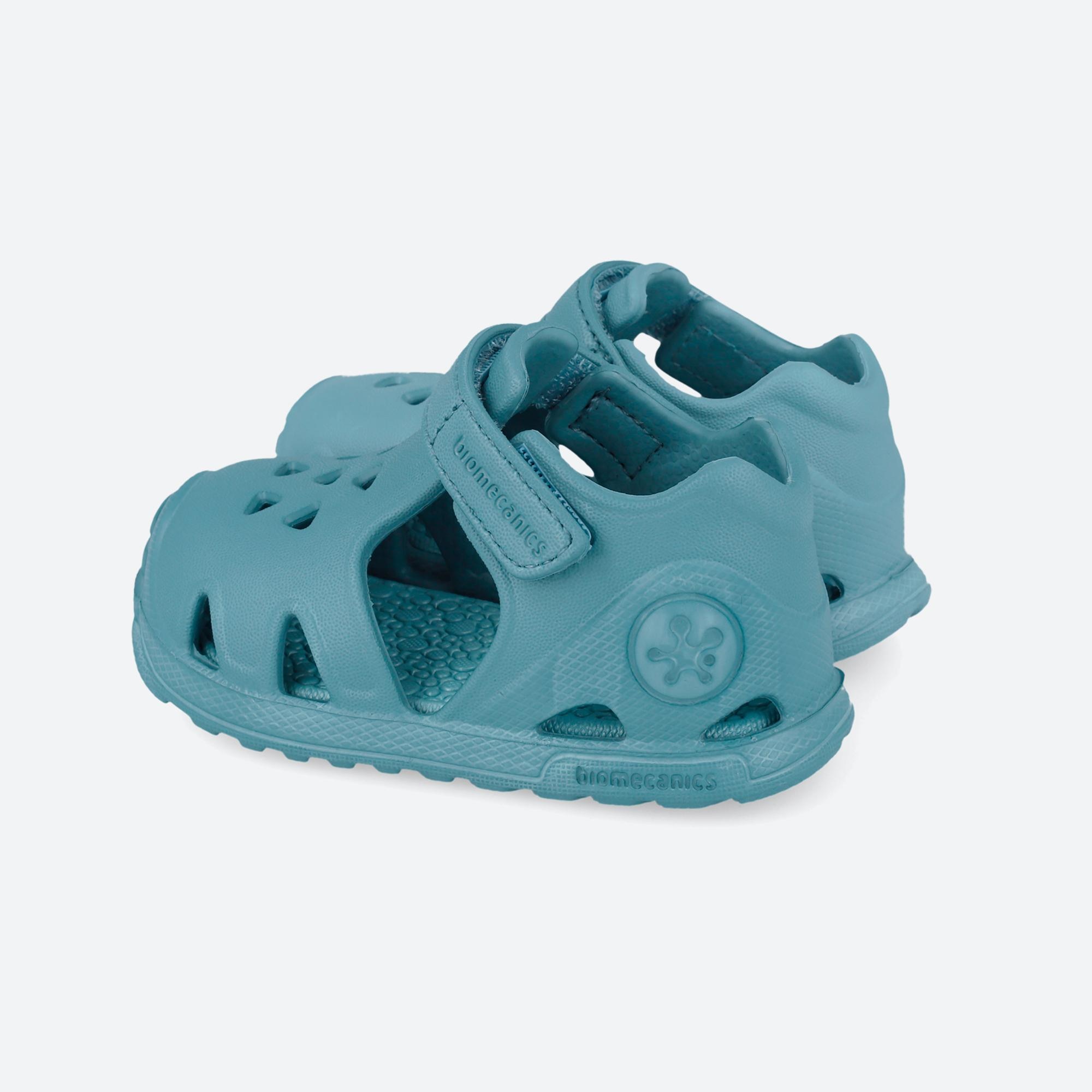 Sandálias para Bebé Fechadas com Velcro Biomecanics Azul-celeste-3