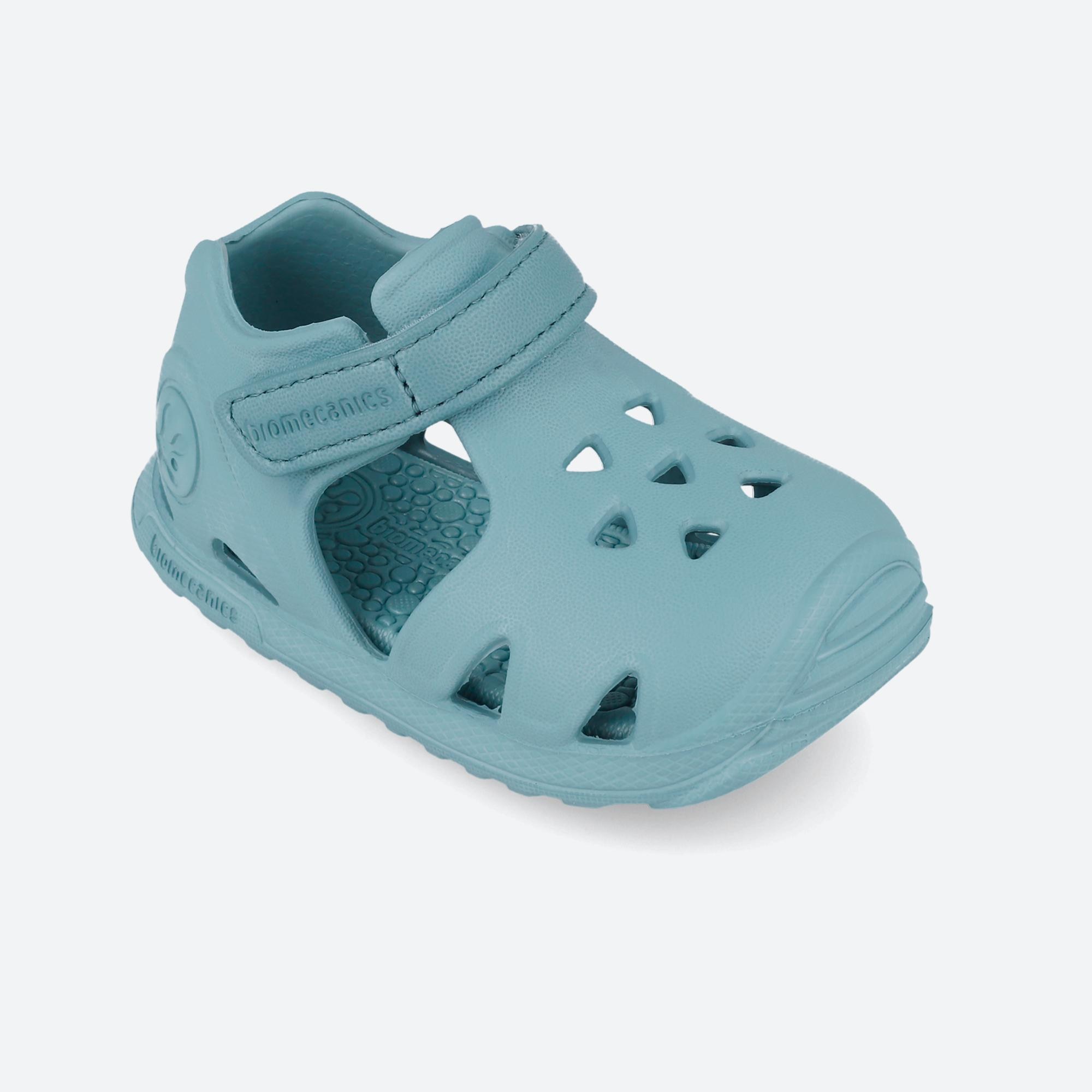 Sandálias para Bebé Fechadas com Velcro Biomecanics Azul-celeste-4