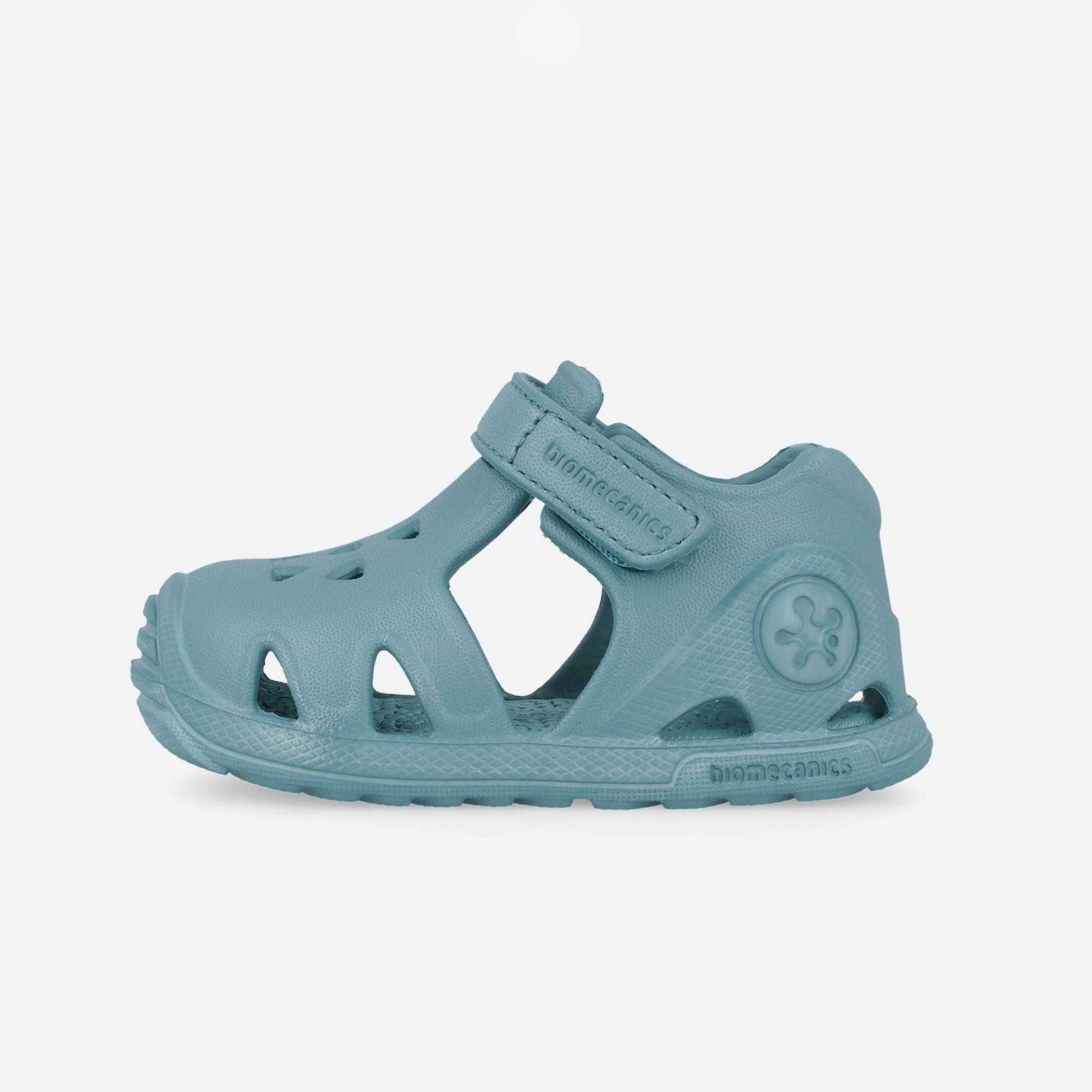 Sandálias para Bebé Fechadas com Velcro Biomecanics Azul-celeste-5