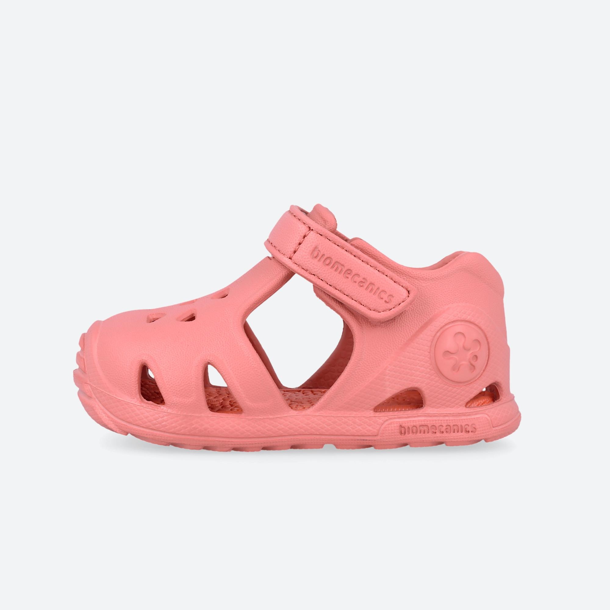 Sandálias para Bebé Fechadas com Velcro Fúcsia-5