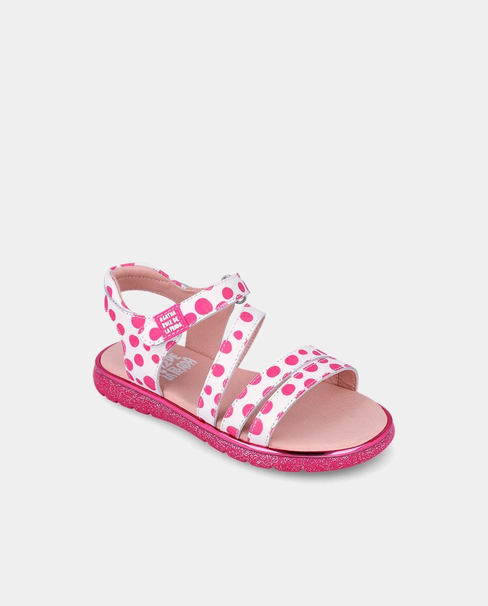 Sandálias Abertas Infantil Estampadas com Velcro Multicolor-4