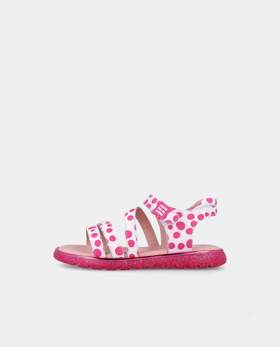 Sandálias Abertas Infantil Estampadas com Velcro Multicolor-5