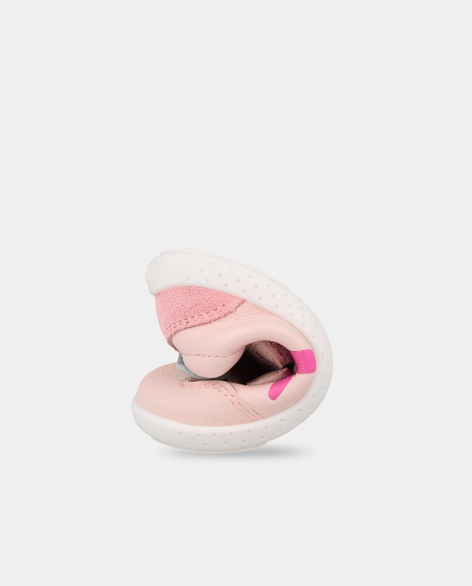Sapatilhas Desportivas de Bebés Respeituosas com o Crescimento Do Pé com Velcro Garvalín Rosa-claro-3