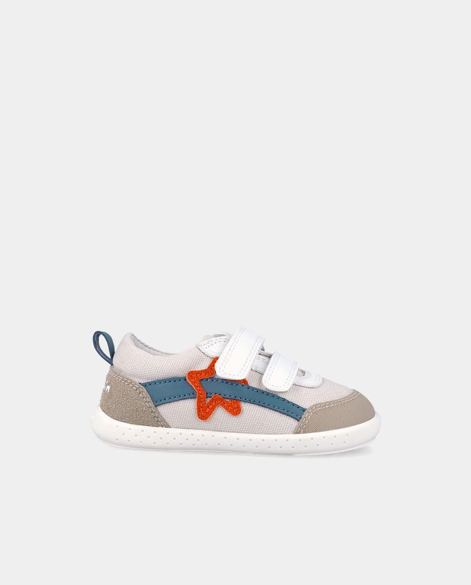Imagem 0 de Sapatilhas de Lona para Bebés Respeituosas com o Crescimento Do Pé com Detalhes em Contraste