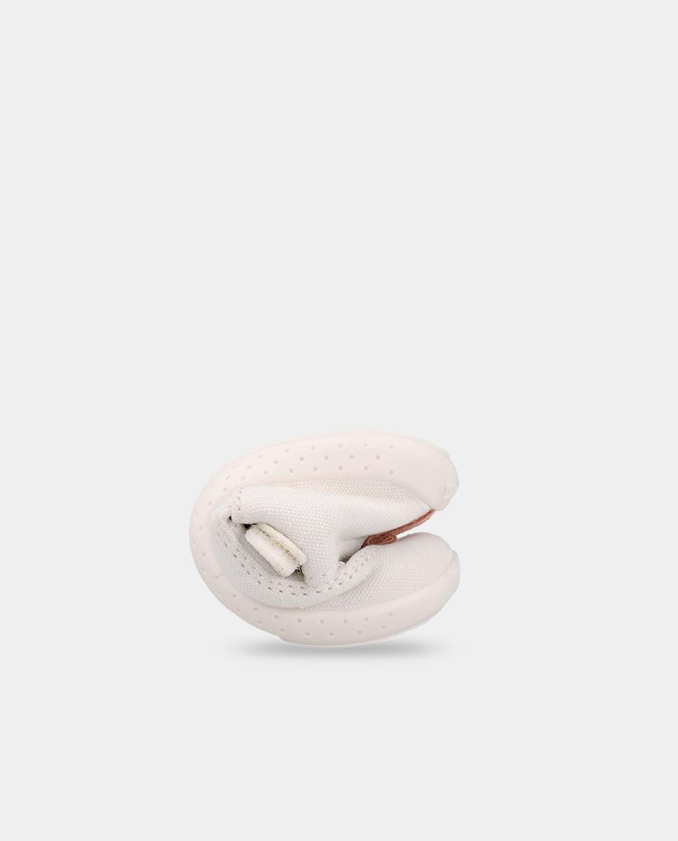 Sapatilhas Desportivas de Bebés Respeituosas com o Crescimento Do Pé com Velcro Garvalín Branco-3