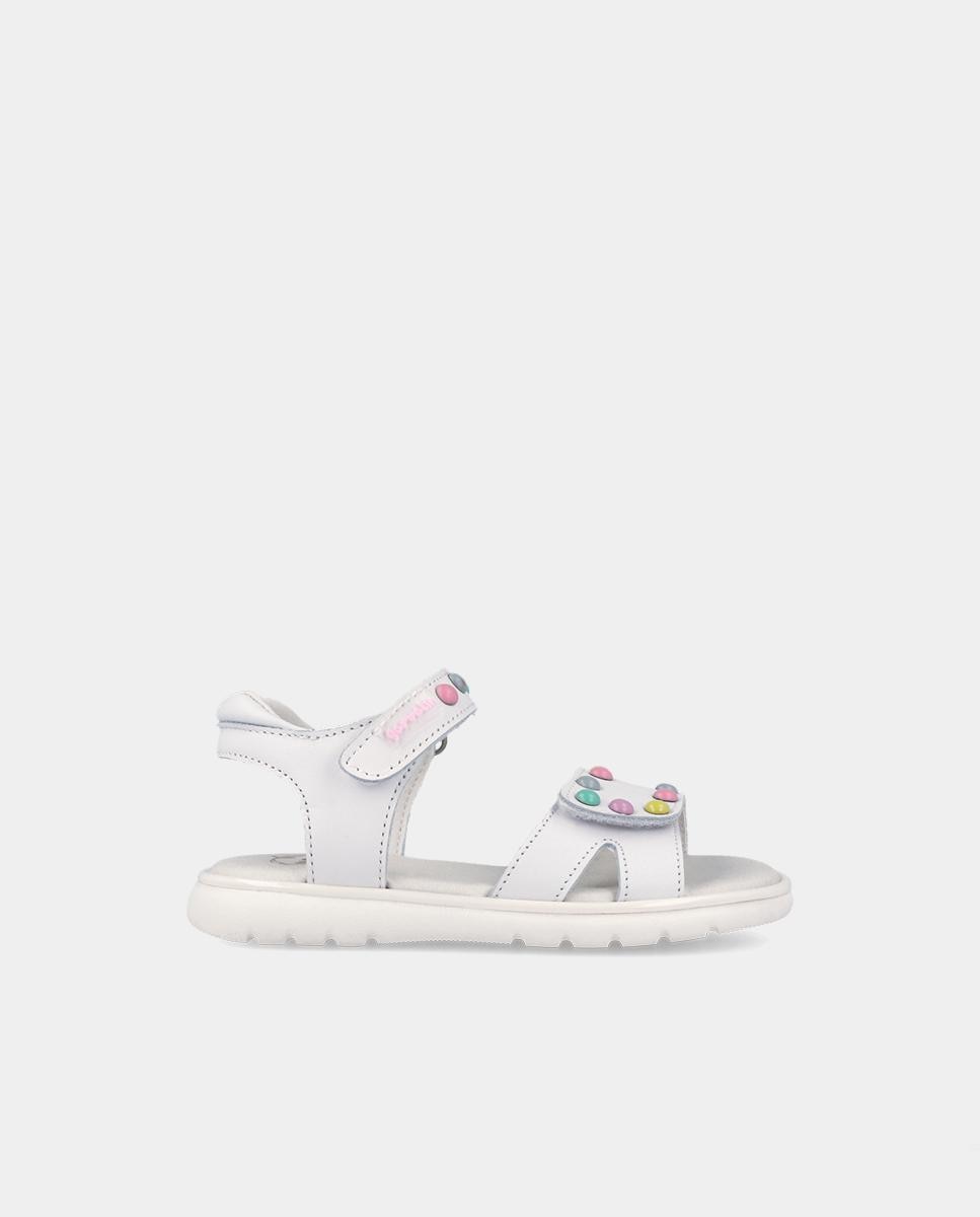 Imagem 0 de Sandálias Abertas Infantil com Velcro e Detalhes em Contraste