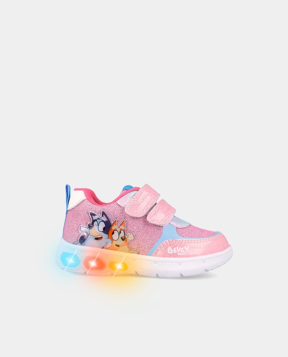 Sapatilhas Desportivas com Velcro e Detalhes em Contraste Garvalín Rosa / azul marinho-6