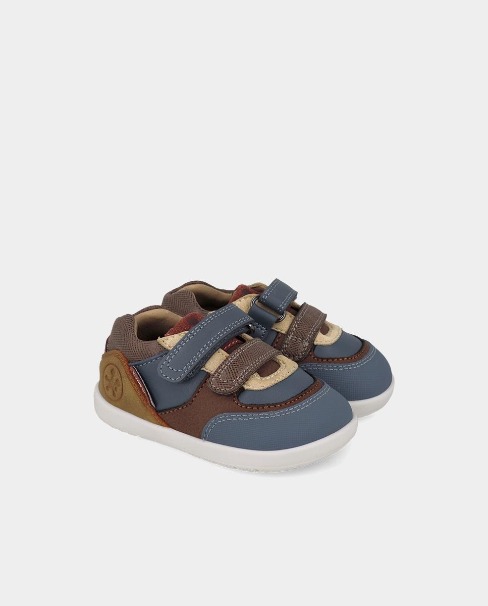 Sapatilhas Barefoot para Bebé Primeiros Passos com Fecho Ajustável Multicolor-2