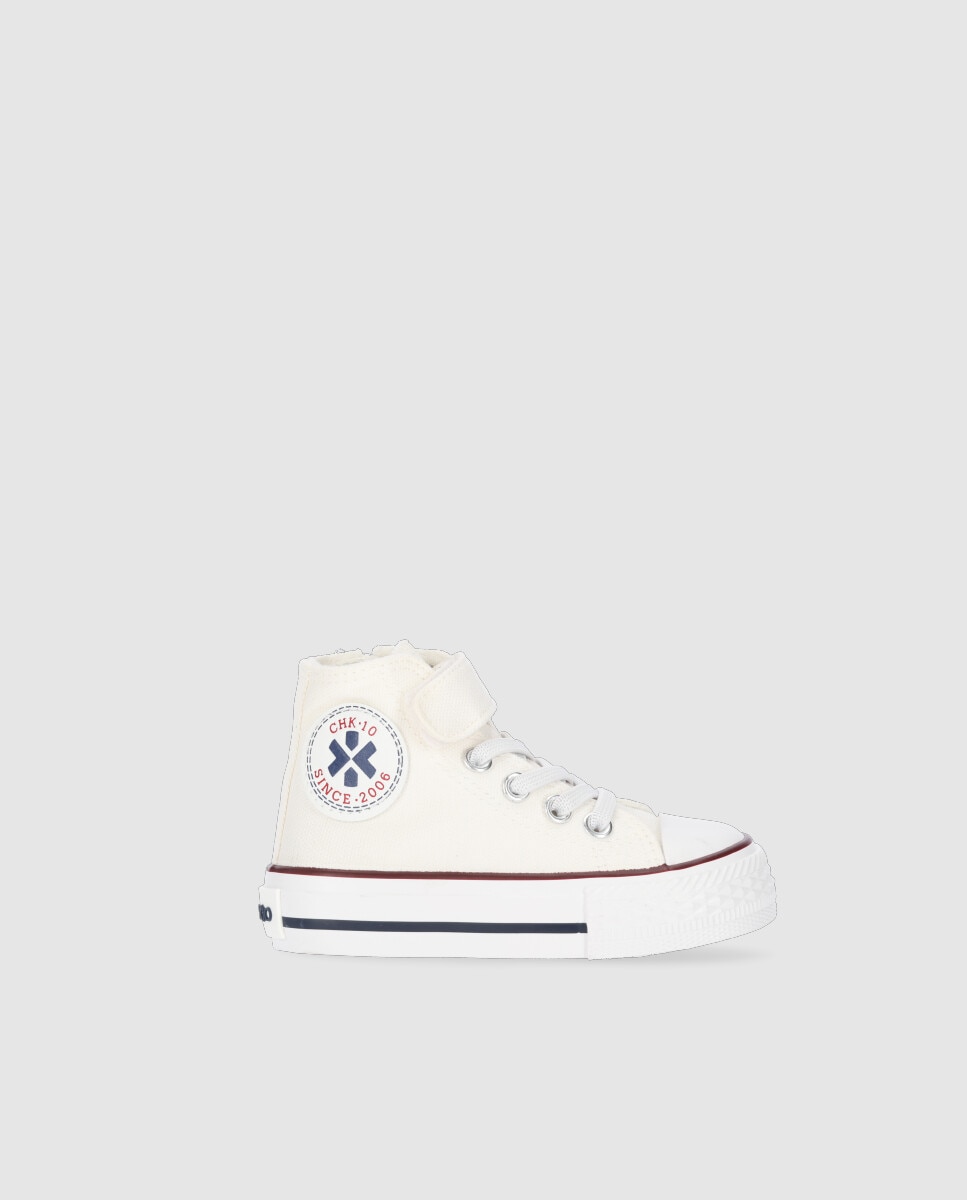 Imagem 0 de Sapatilhas de Lona Infantil Casual Rasas com Fecho