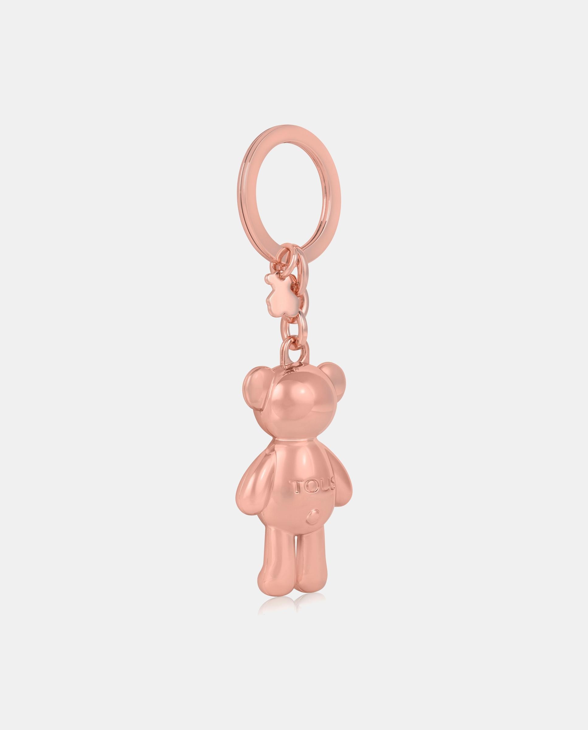 Porta-chaves Teddy Bear com Forma de Urso Rosa-claro-2