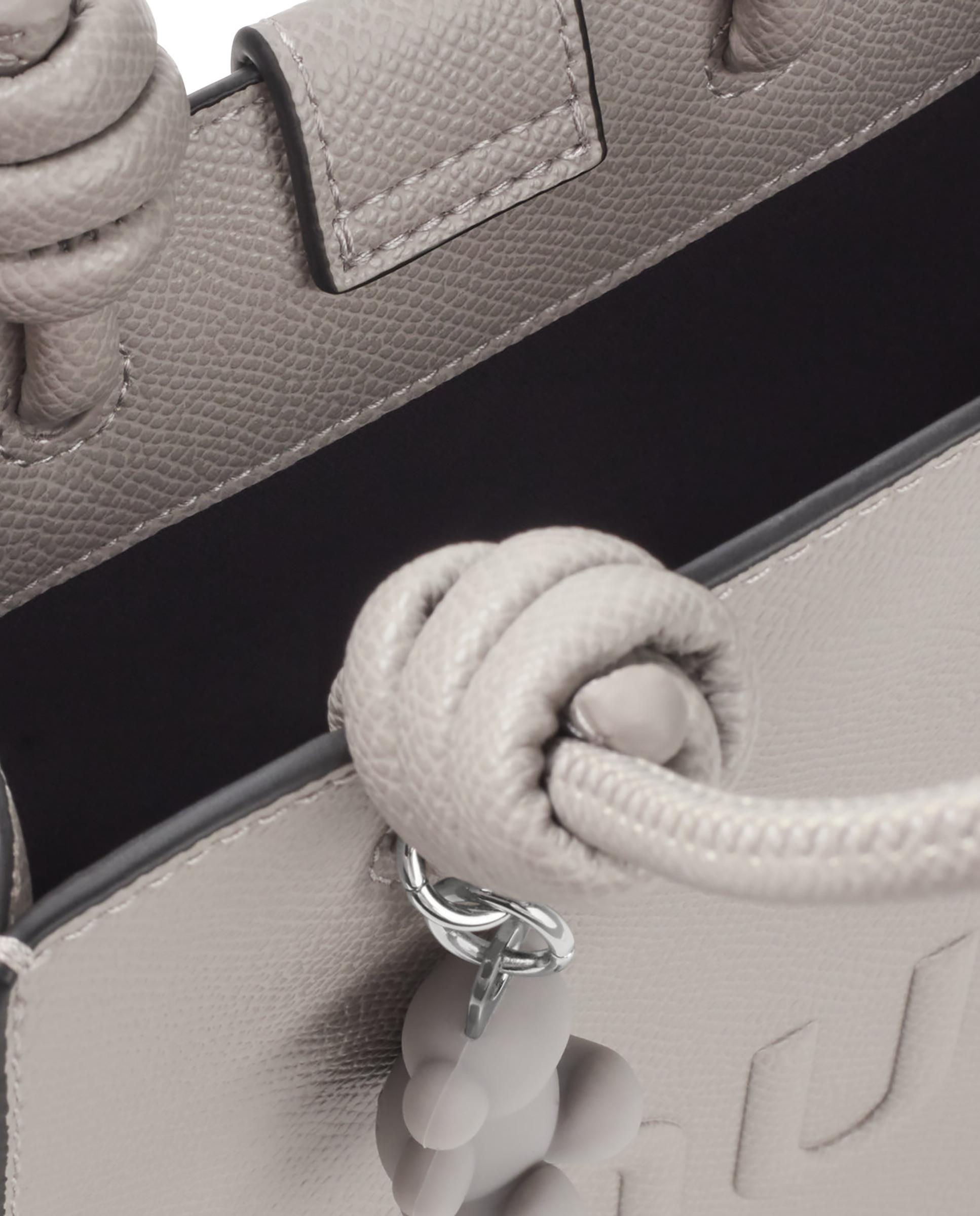 Mala de Mão Mini com Íman - Preto Cinzento-claro-3