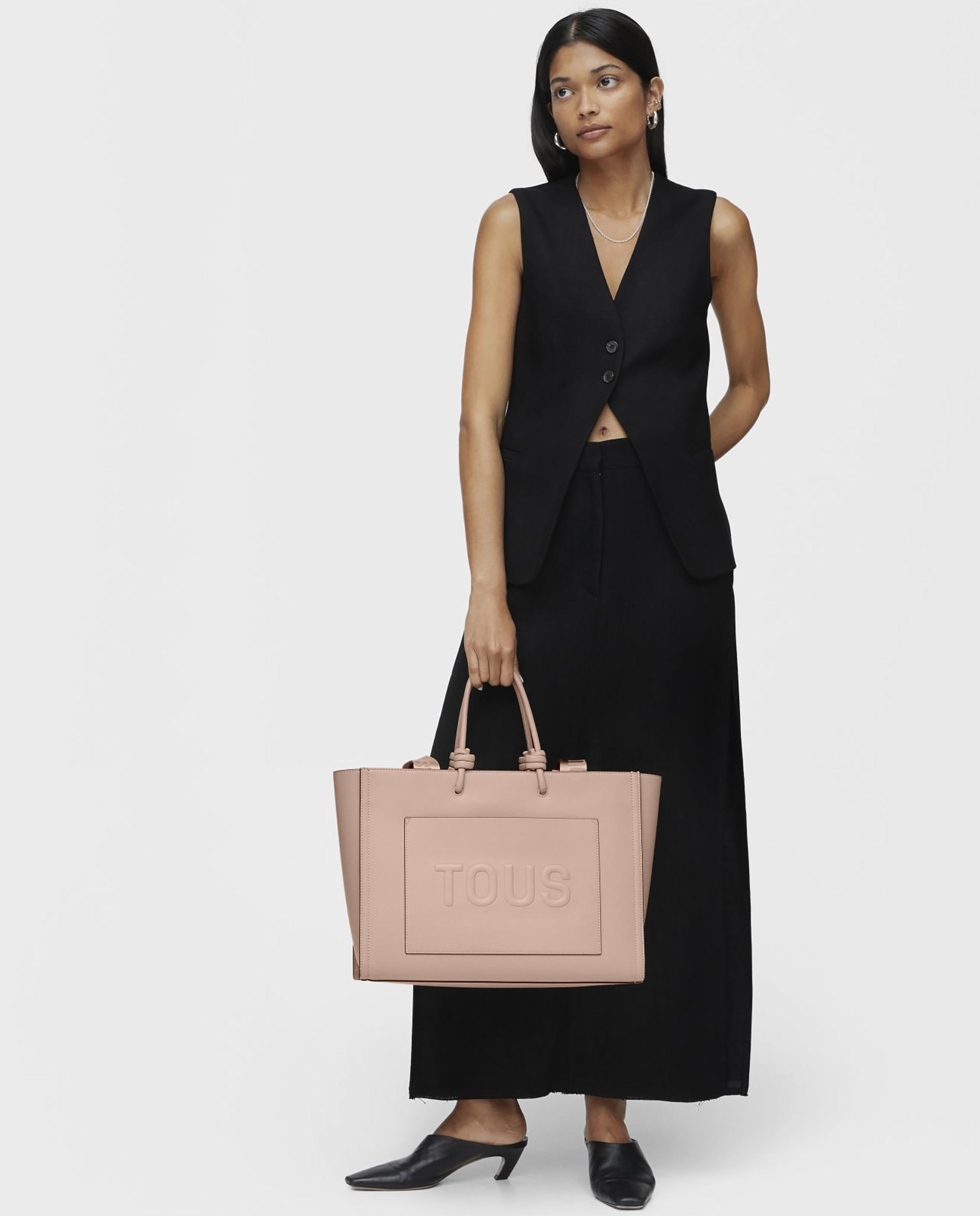 Shopper La Rue New Amaya Grande Multiposições Taupe-5
