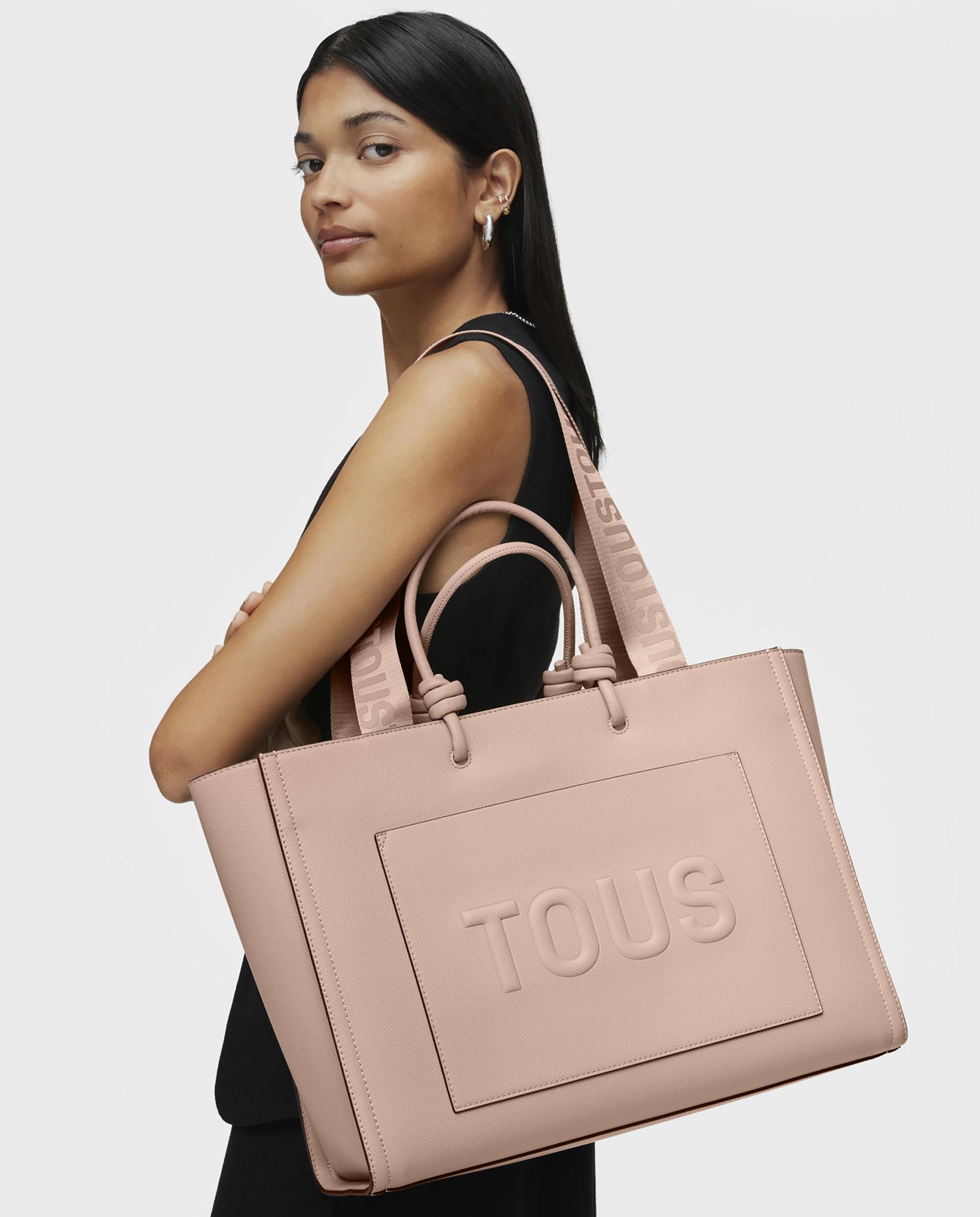 Shopper La Rue New Amaya Grande Multiposições Taupe-6