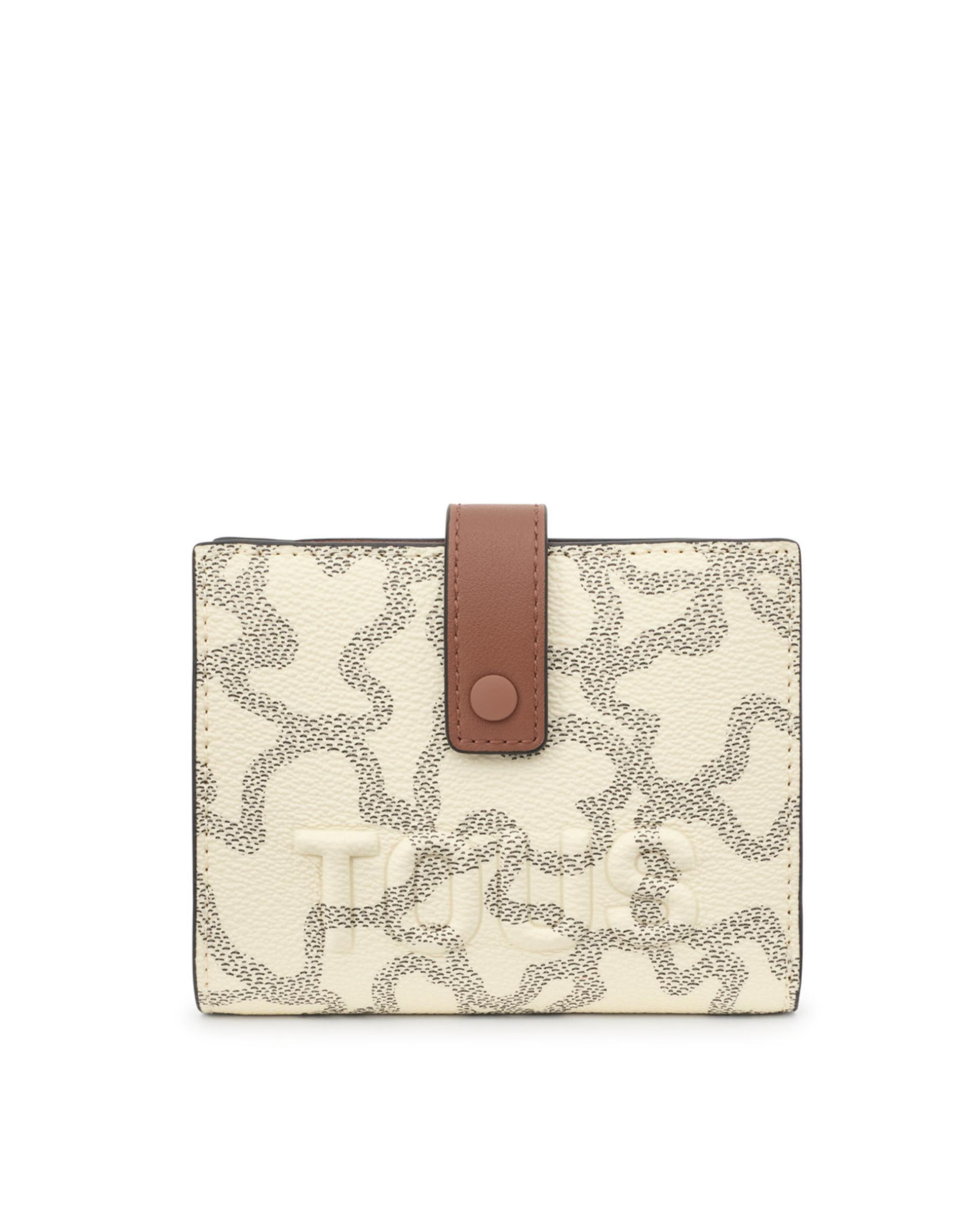 Imagem 0 de Carteira Pequena Kaos Icon com Estampado de Logótipos - Preto