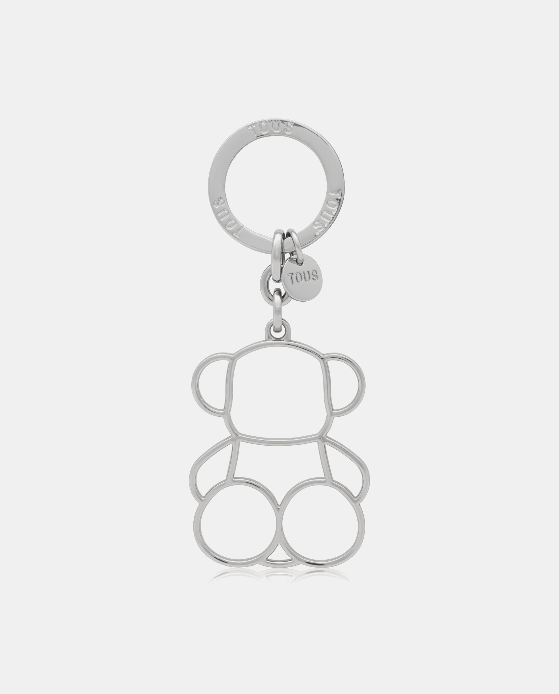 Porta-chaves Bold Bear Silhoutte Prata-1