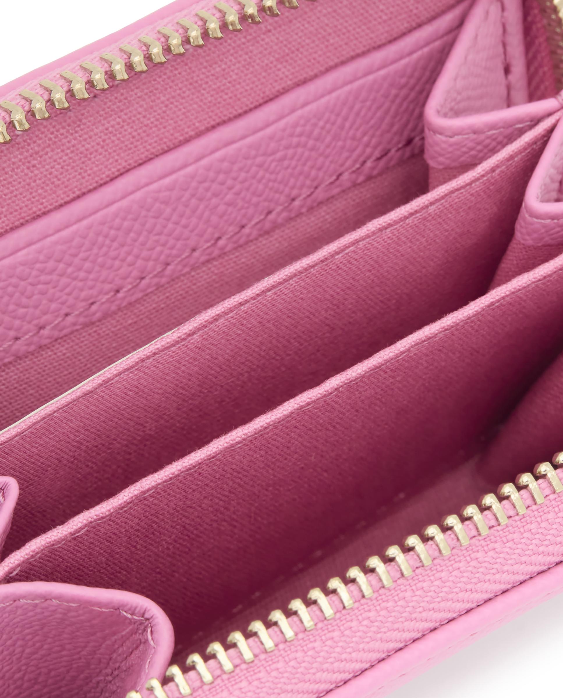 Porta-moedas Brenda Médio Liso Rosa-3