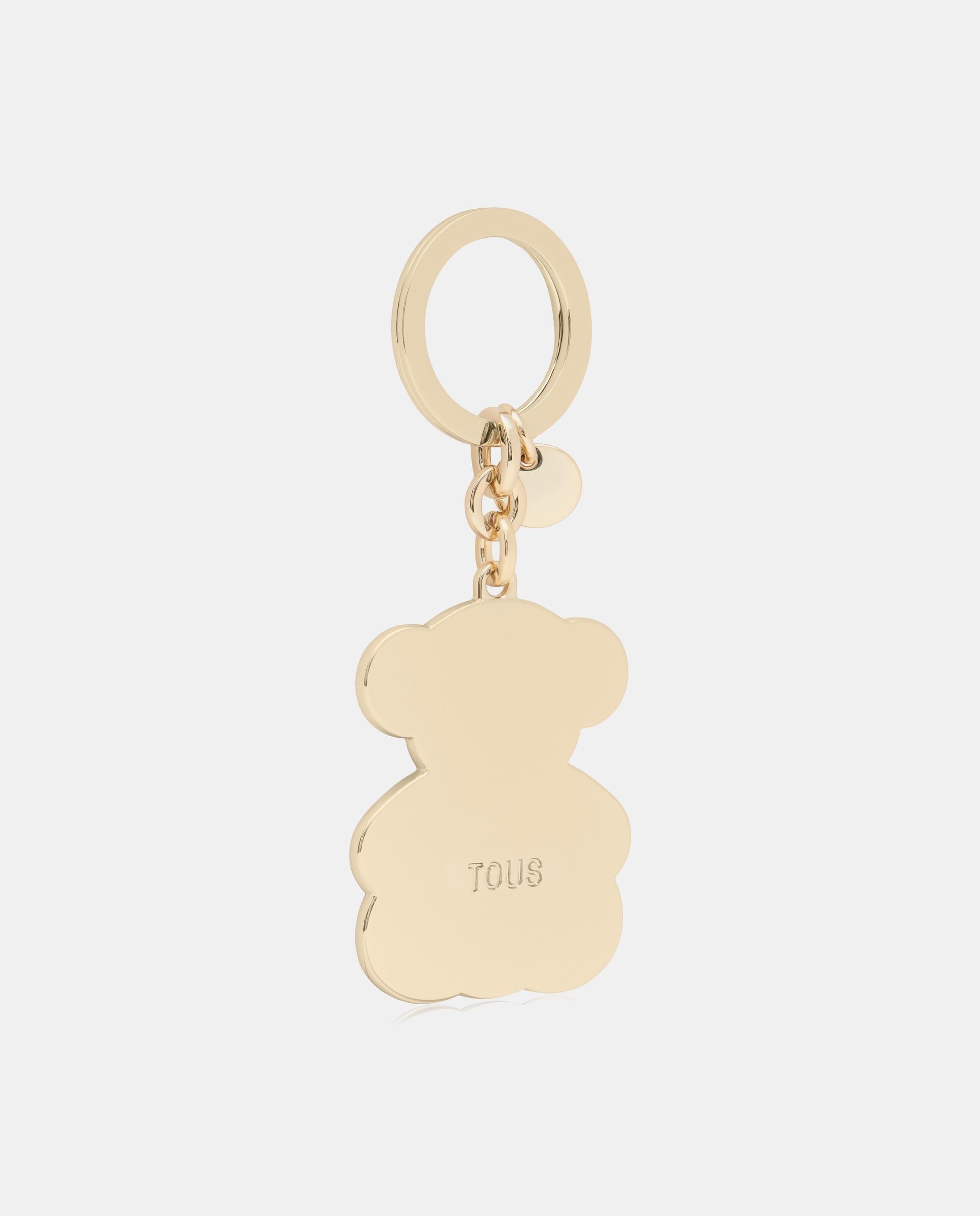 Porta-chaves Bear Faceted de Urso Rosa-claro-2