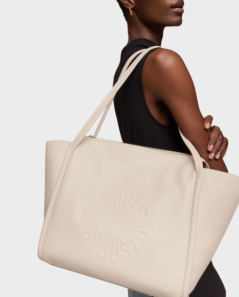 Mala de Ombro Miranda Grande Bege-4