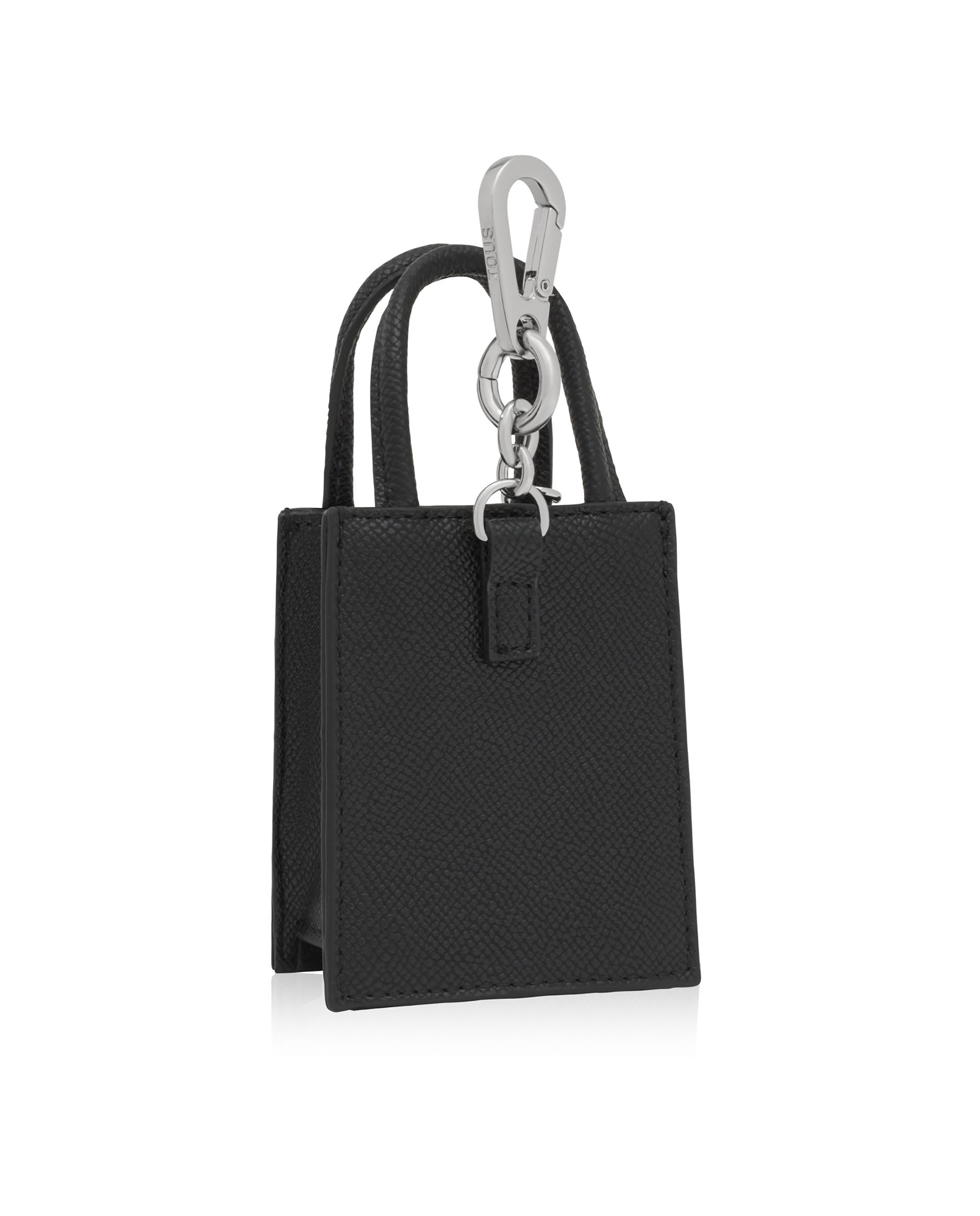 Porta-chaves Mini Mala Pop com Urso Preto-2