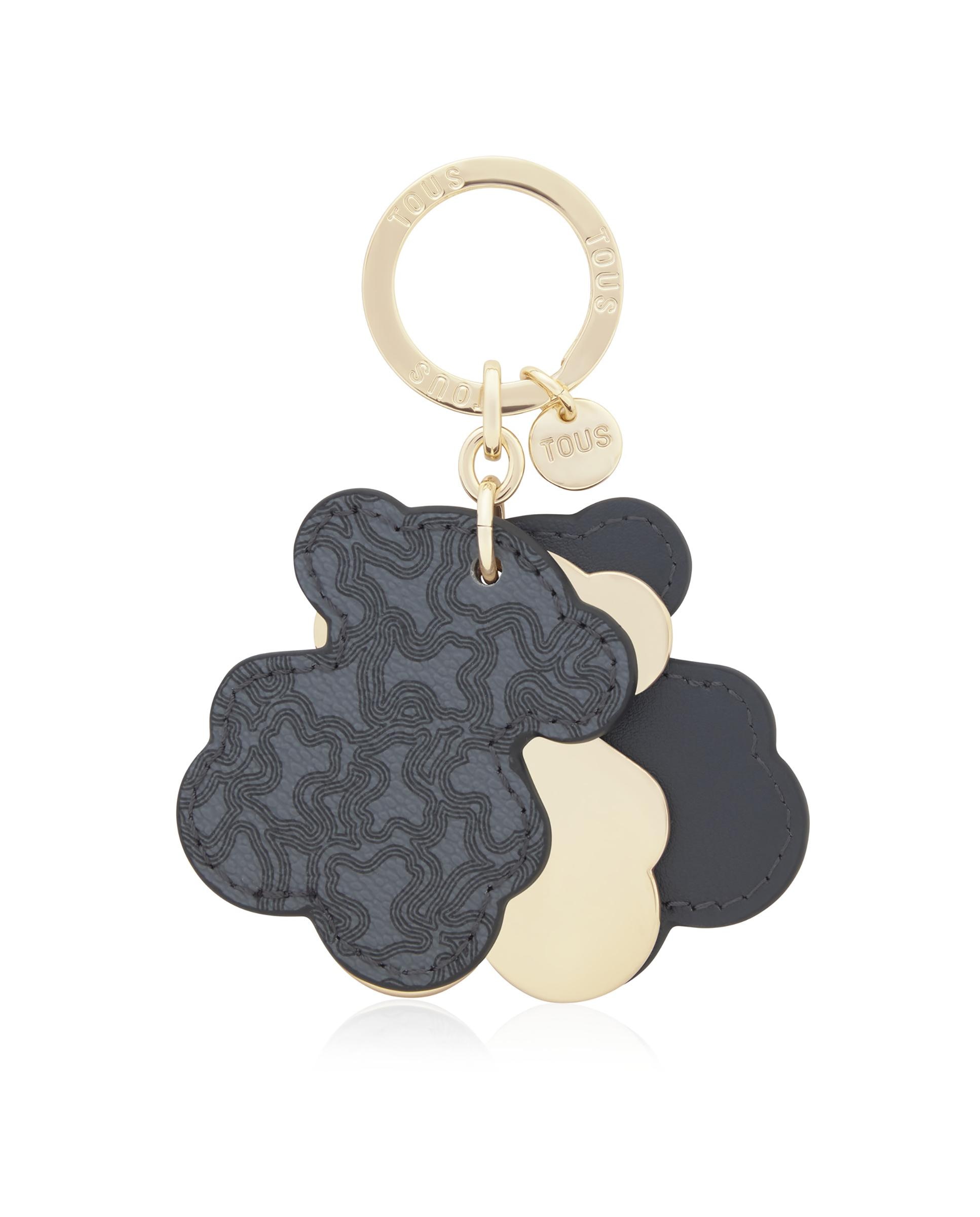 Porta-chaves Triplo Bear Estampado Azul-marinho-3