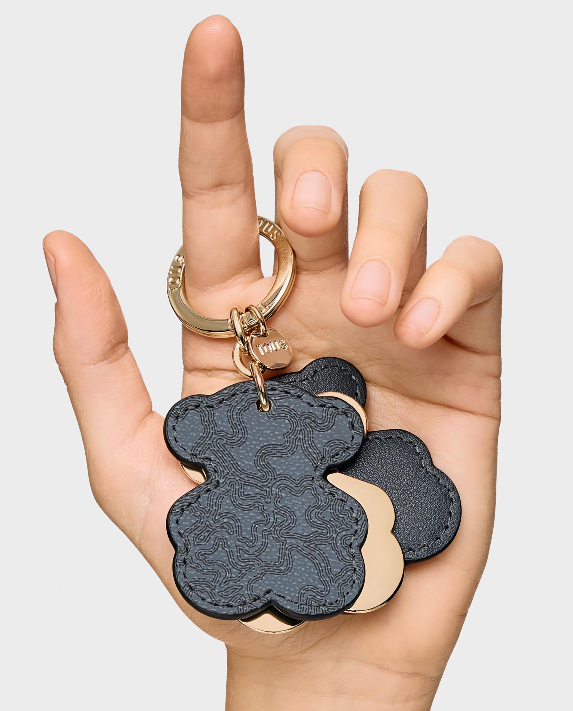 Porta-chaves Triplo Bear Estampado Azul-marinho-4