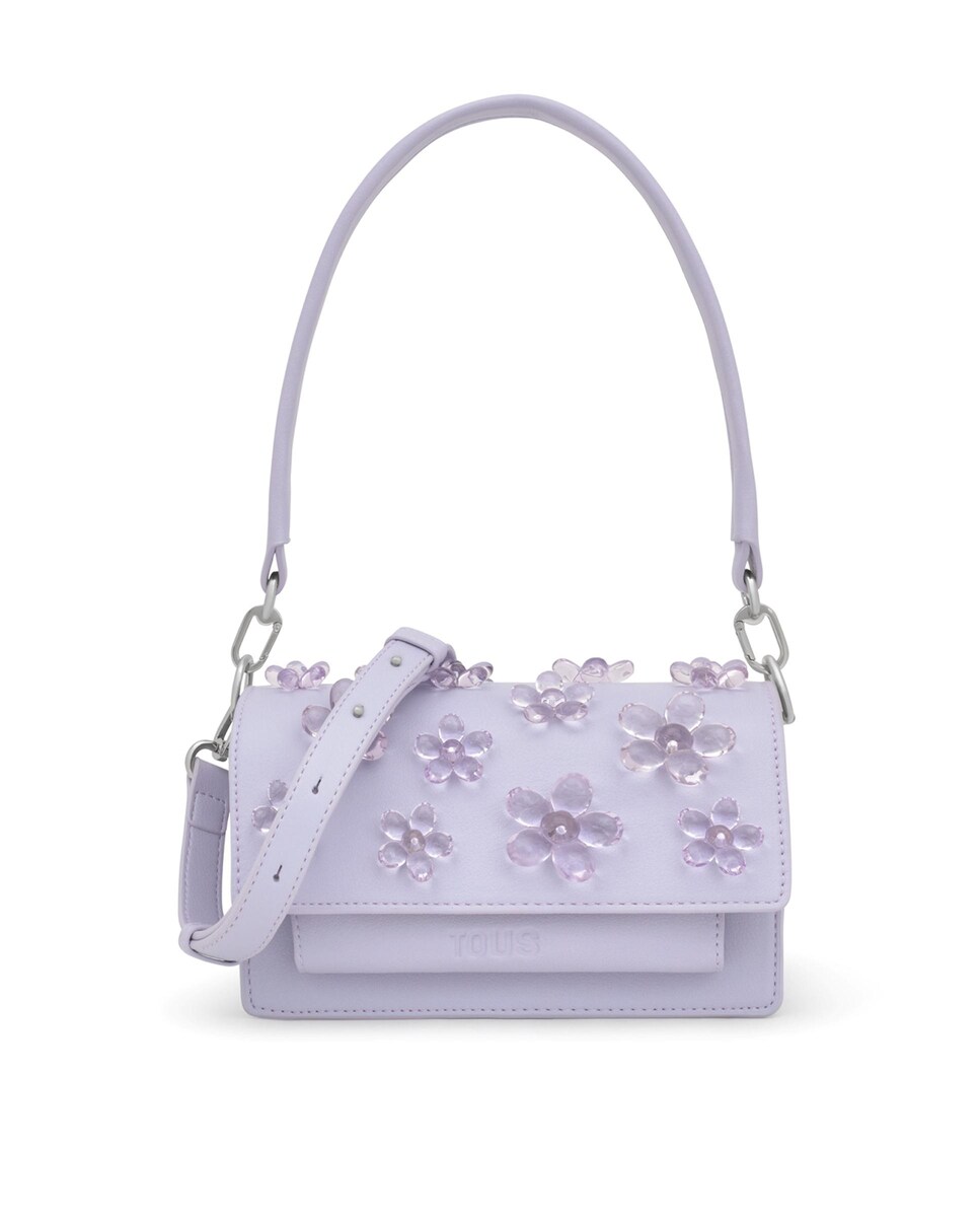 Mala a Tiracolo Audree Daisy Multiposições Lilás-1