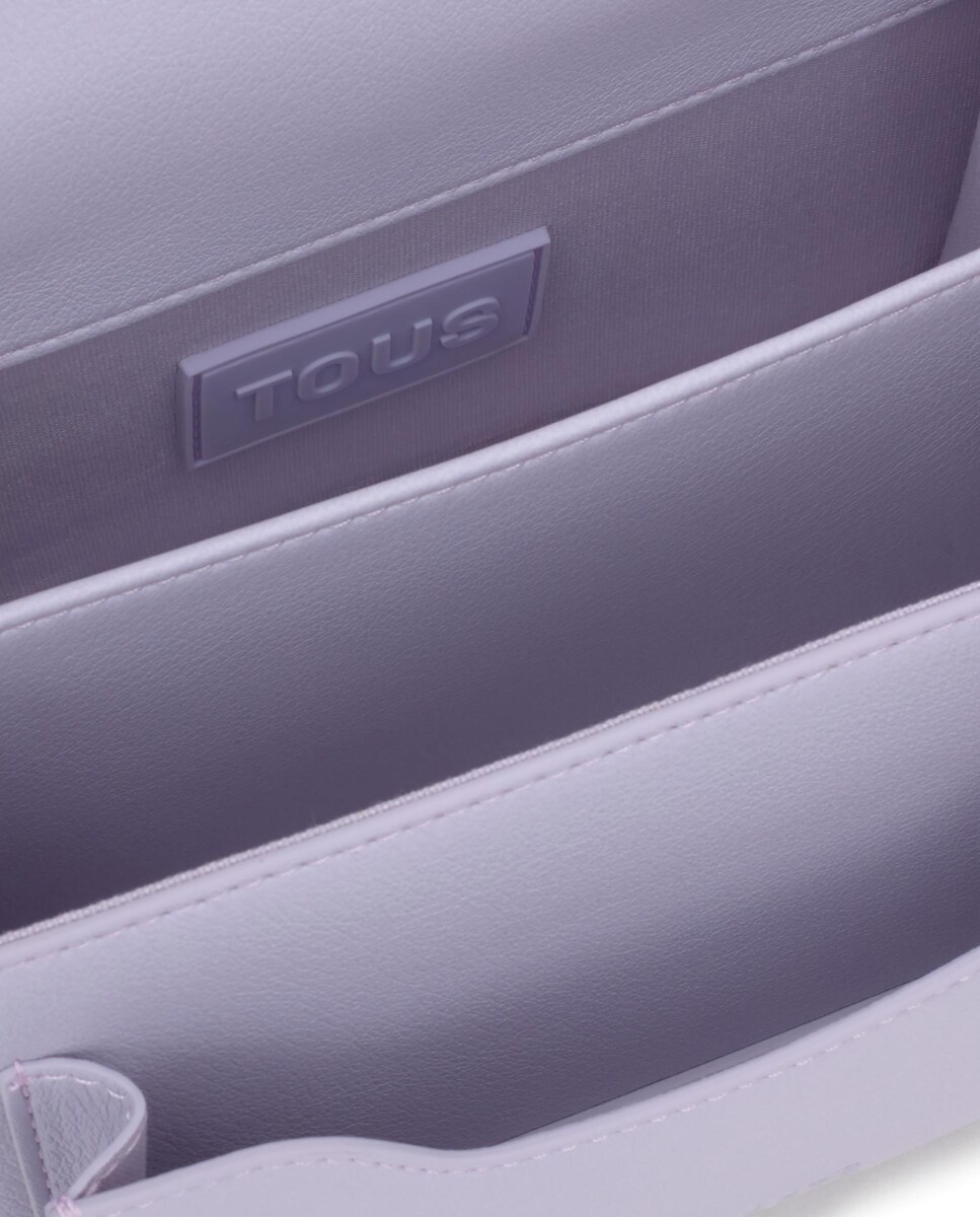 Mala a Tiracolo Audree Daisy Multiposições Lilás-3