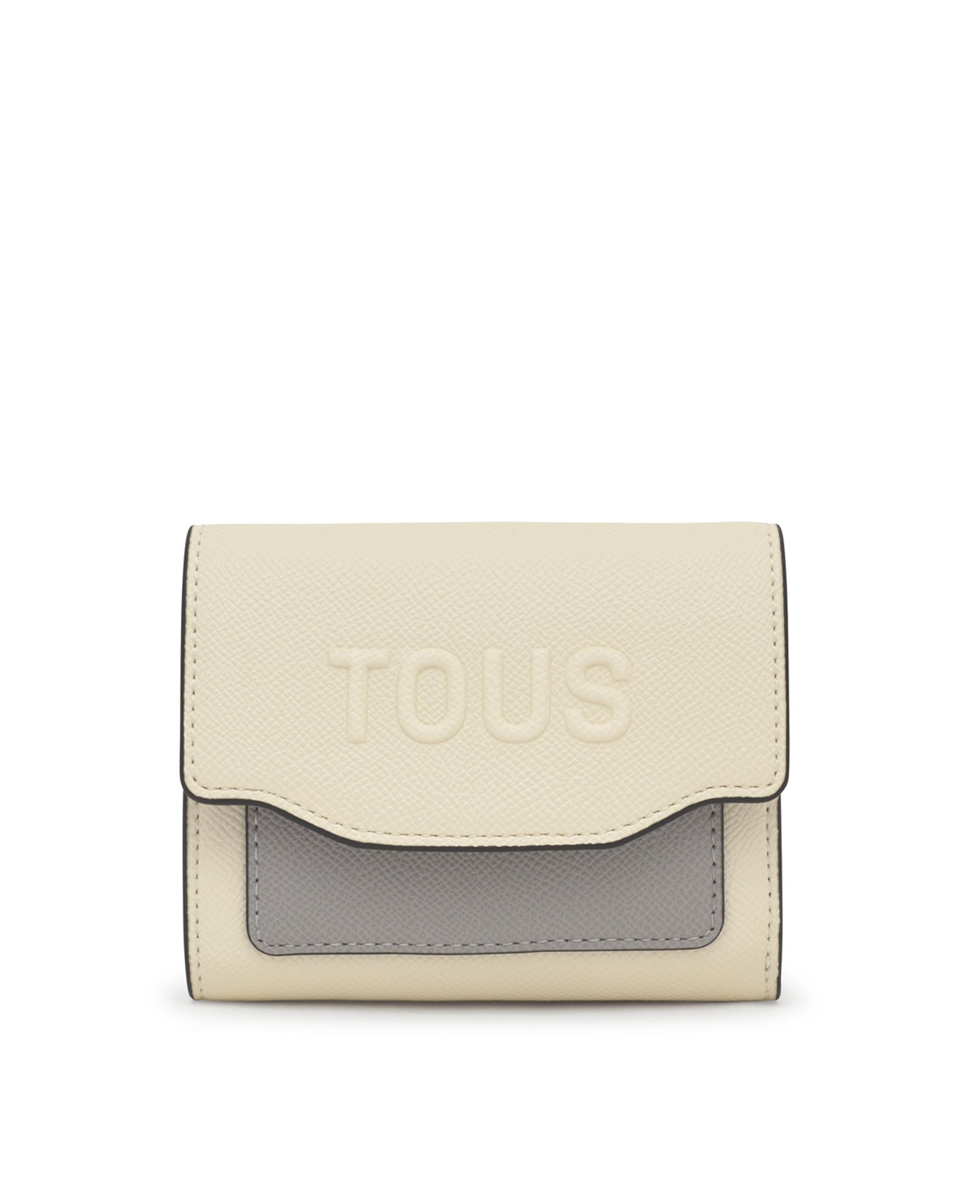 Imagem 0 de Carteira Audree Saffiano Média Bicolor