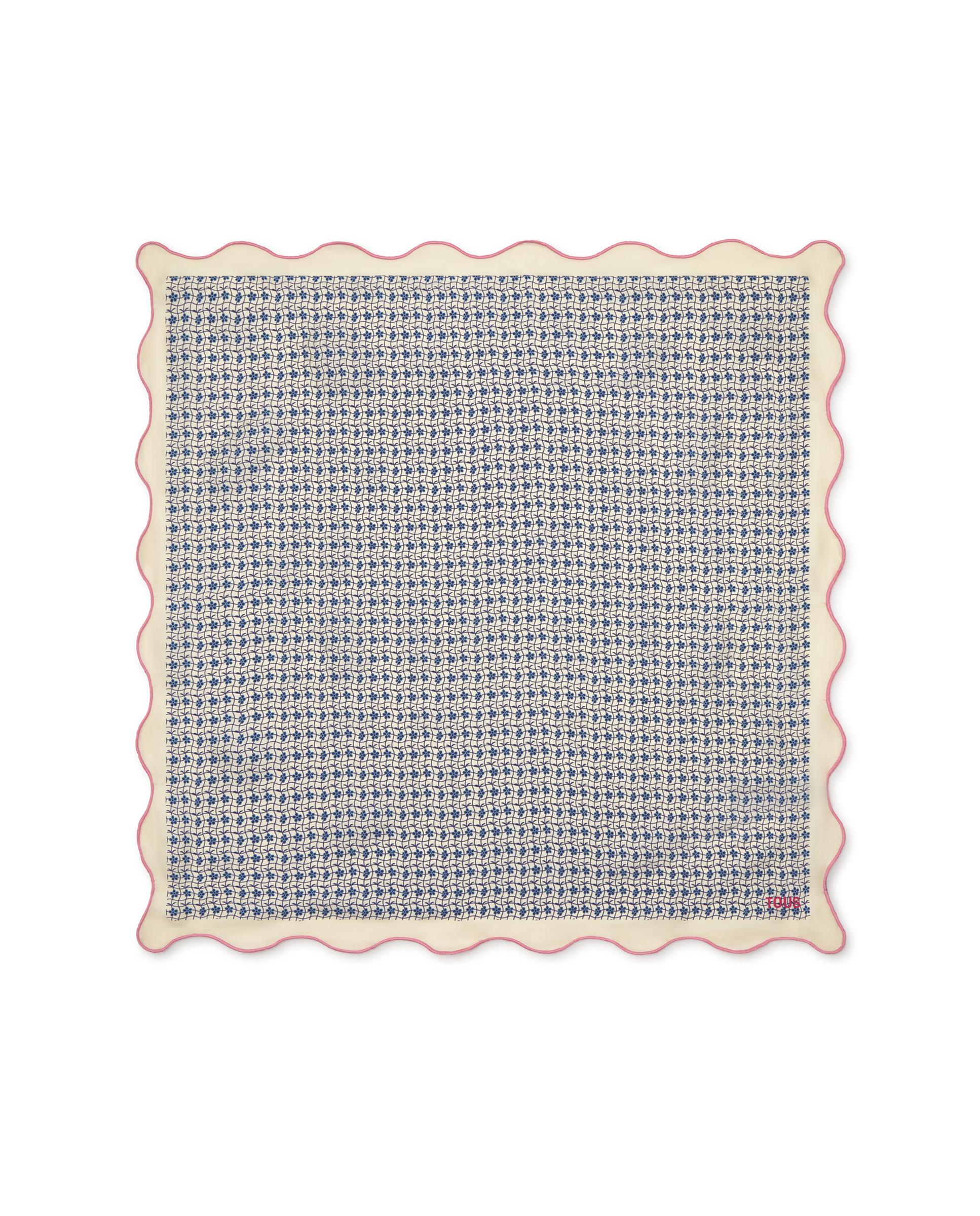 Imagem 0 de Lenço Mini Daisy Quadrado com Flores