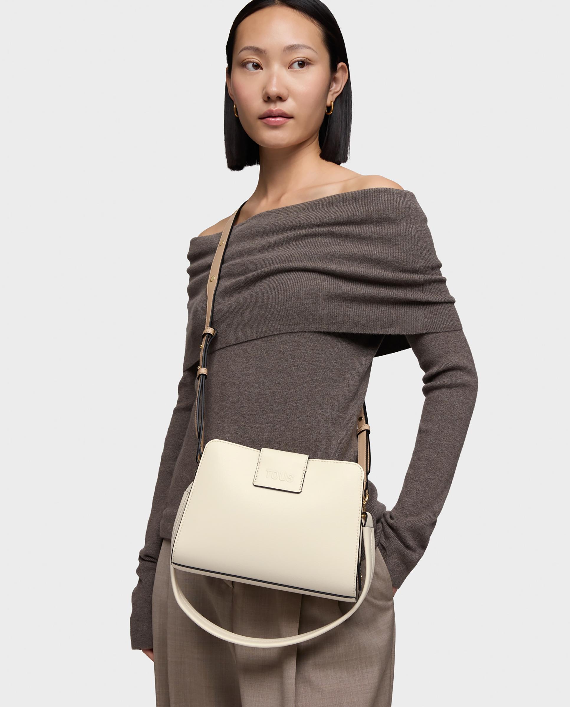 Mala Pequena com Fecho Magnético Areia-4