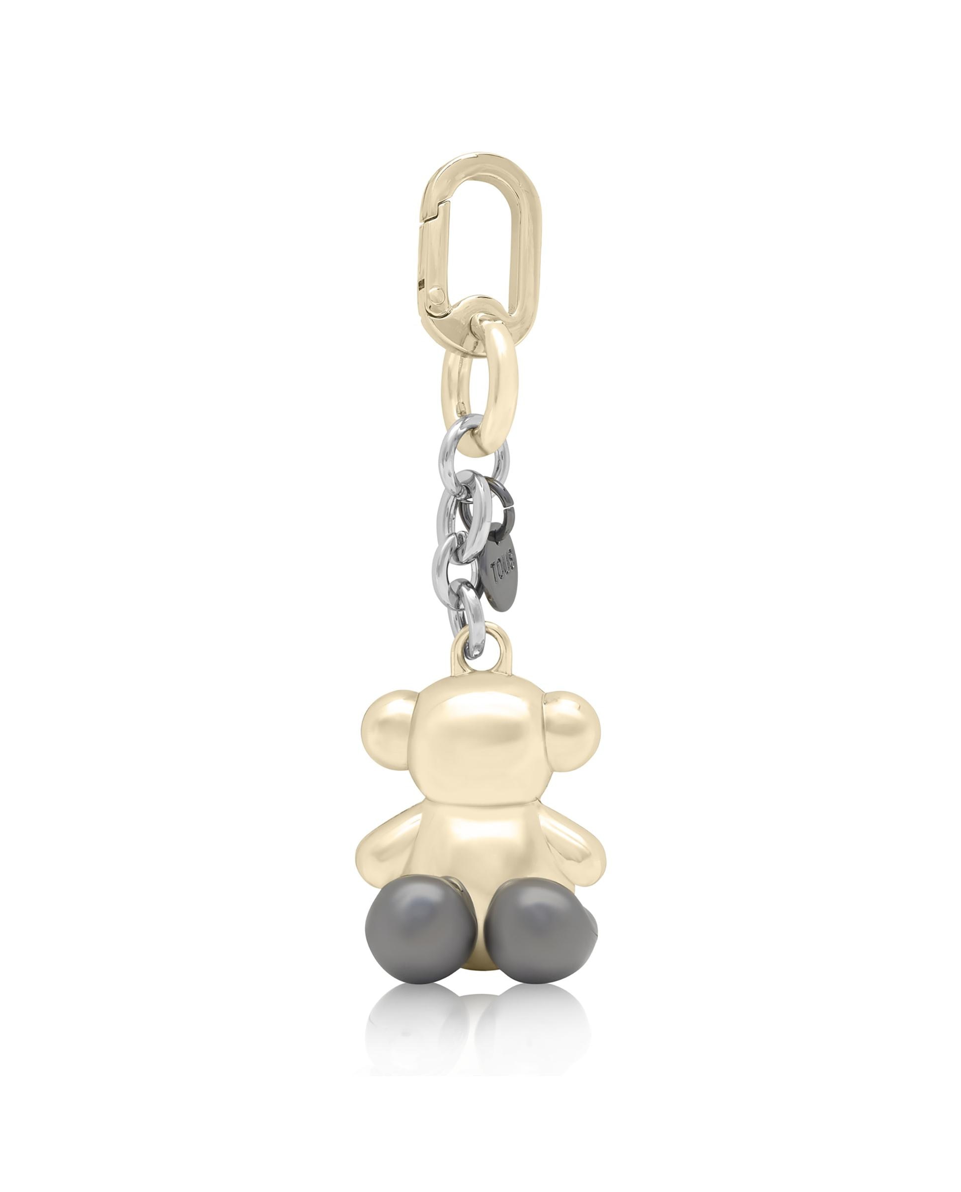 Imagem 0 de Porta-chaves Bold Bear de Metal Bicolor