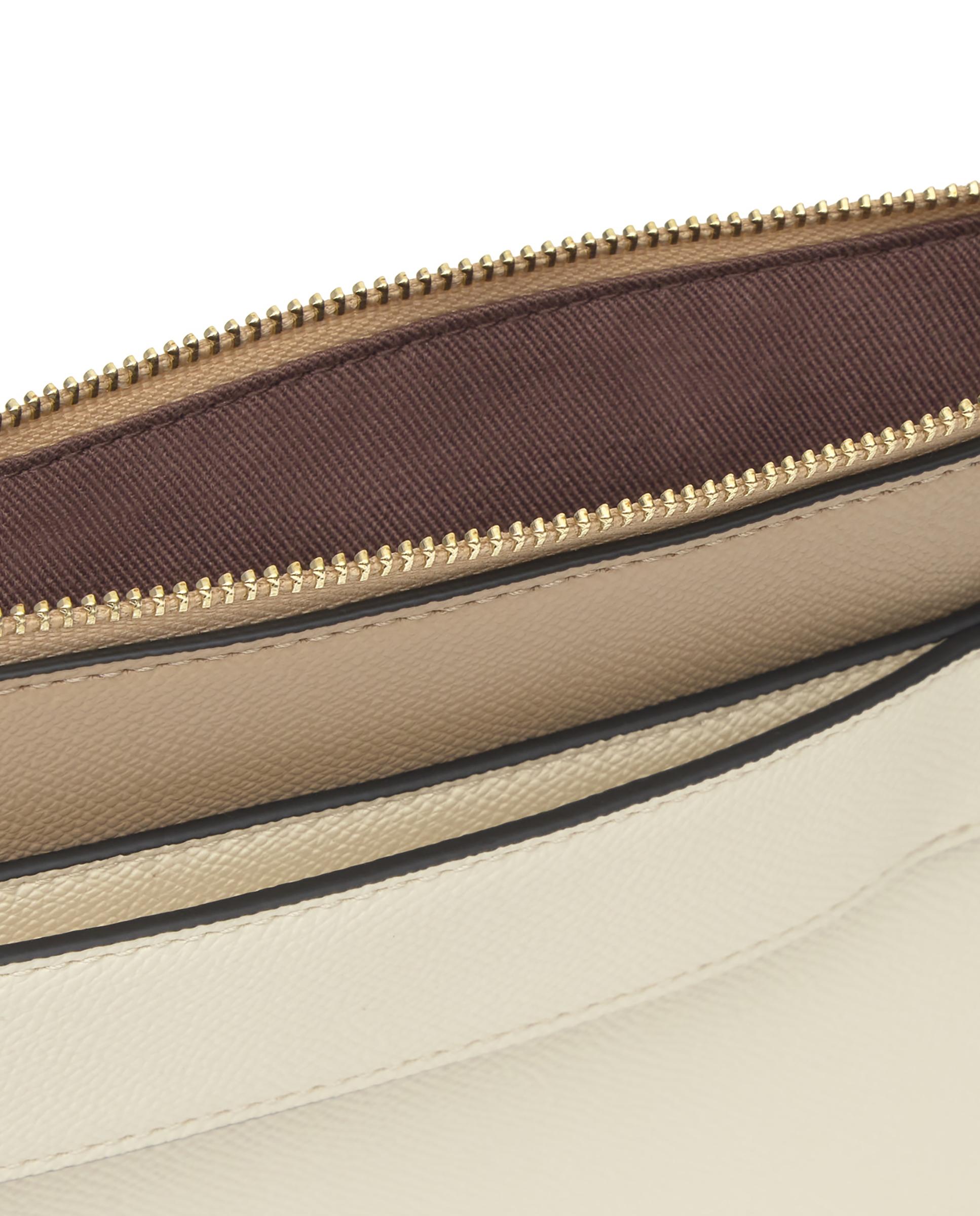 Mala de Mão Clutch Audree Saffinao Bege / Castanho-3