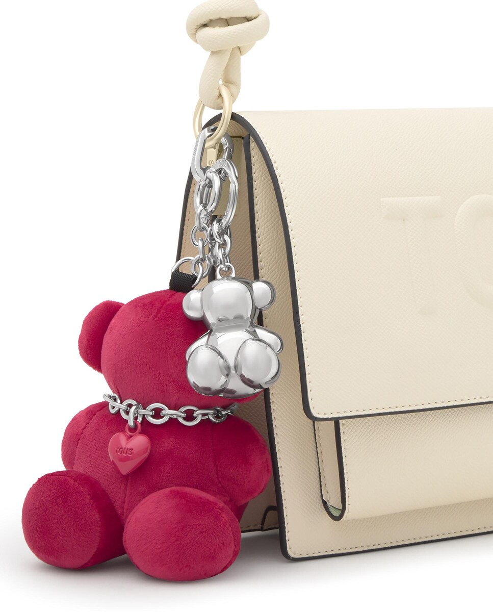 Porta-chaves Bold Bear Velvet Grená-3