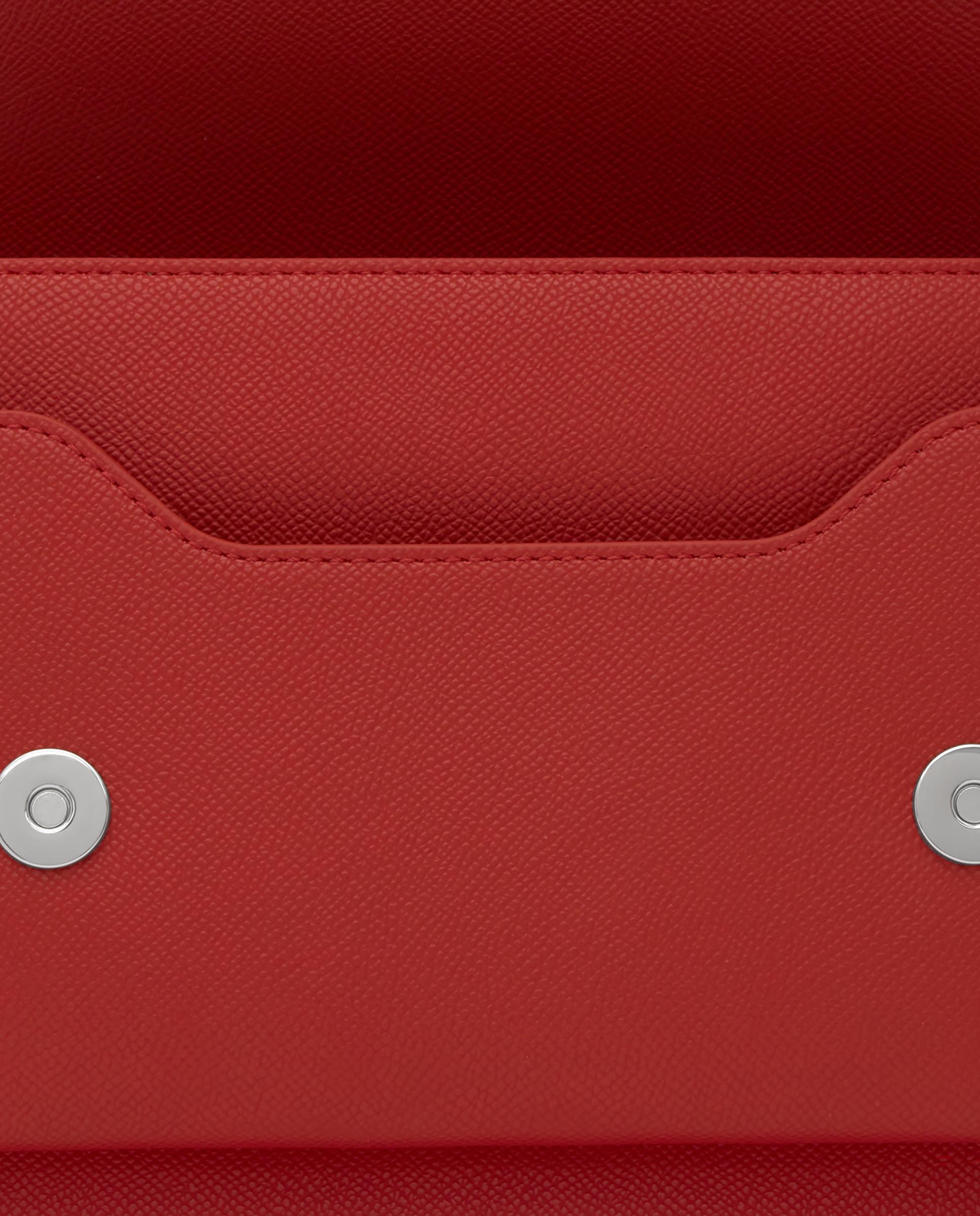 Mala a Tiracolo Audree Pockets Média Transformável Vermelho-5
