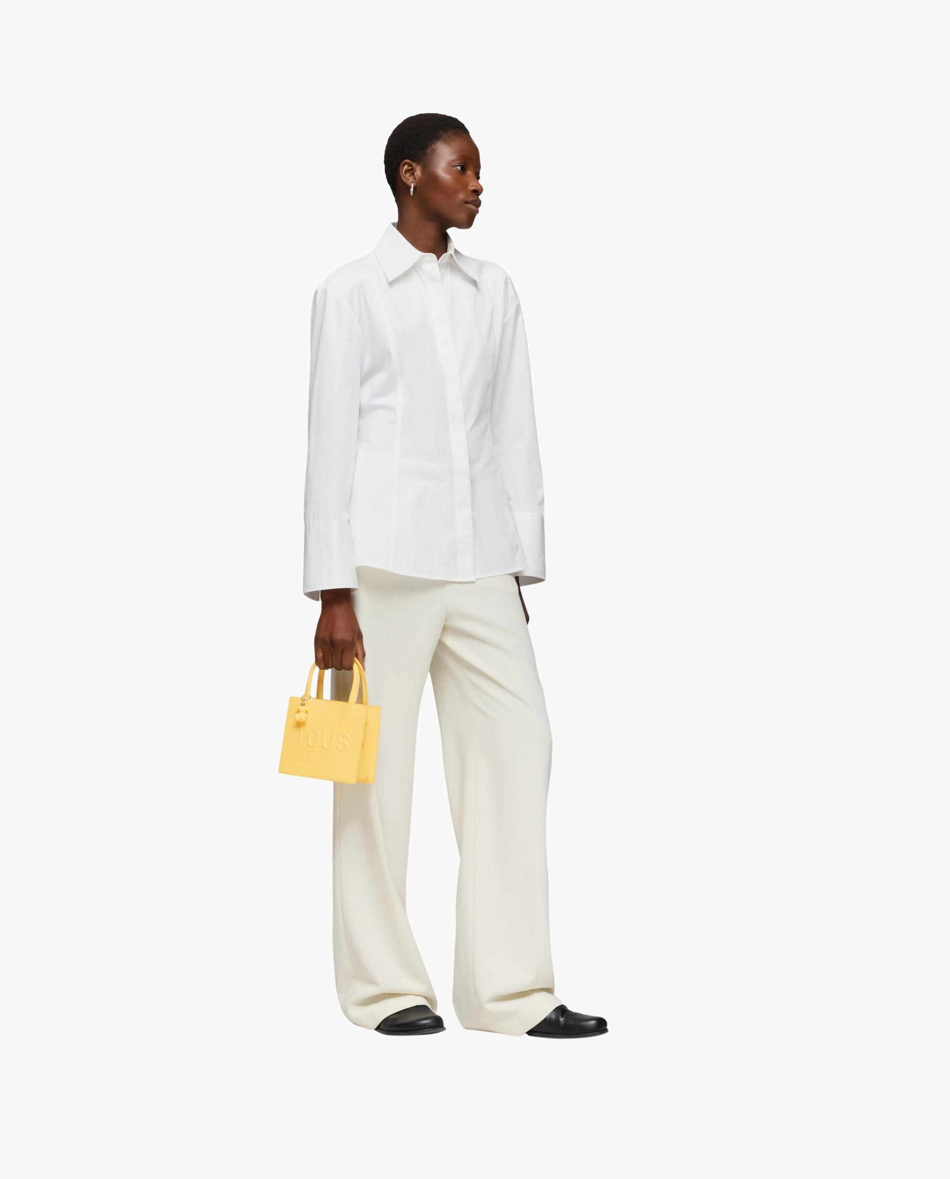 Mala Pequena Cube Back To Basics Transformável Amarelo-6