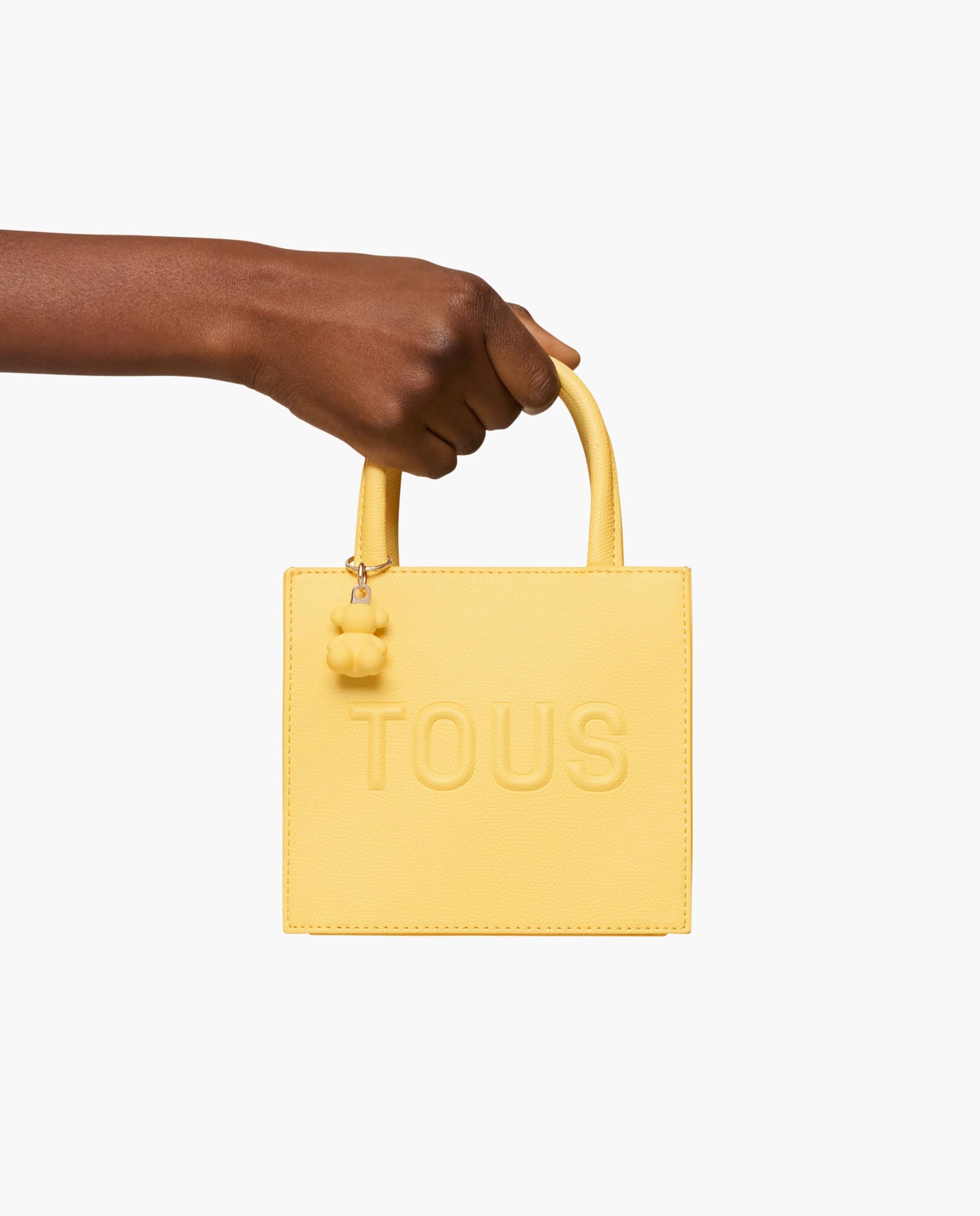 Mala Pequena Cube Back To Basics Transformável Amarelo-7