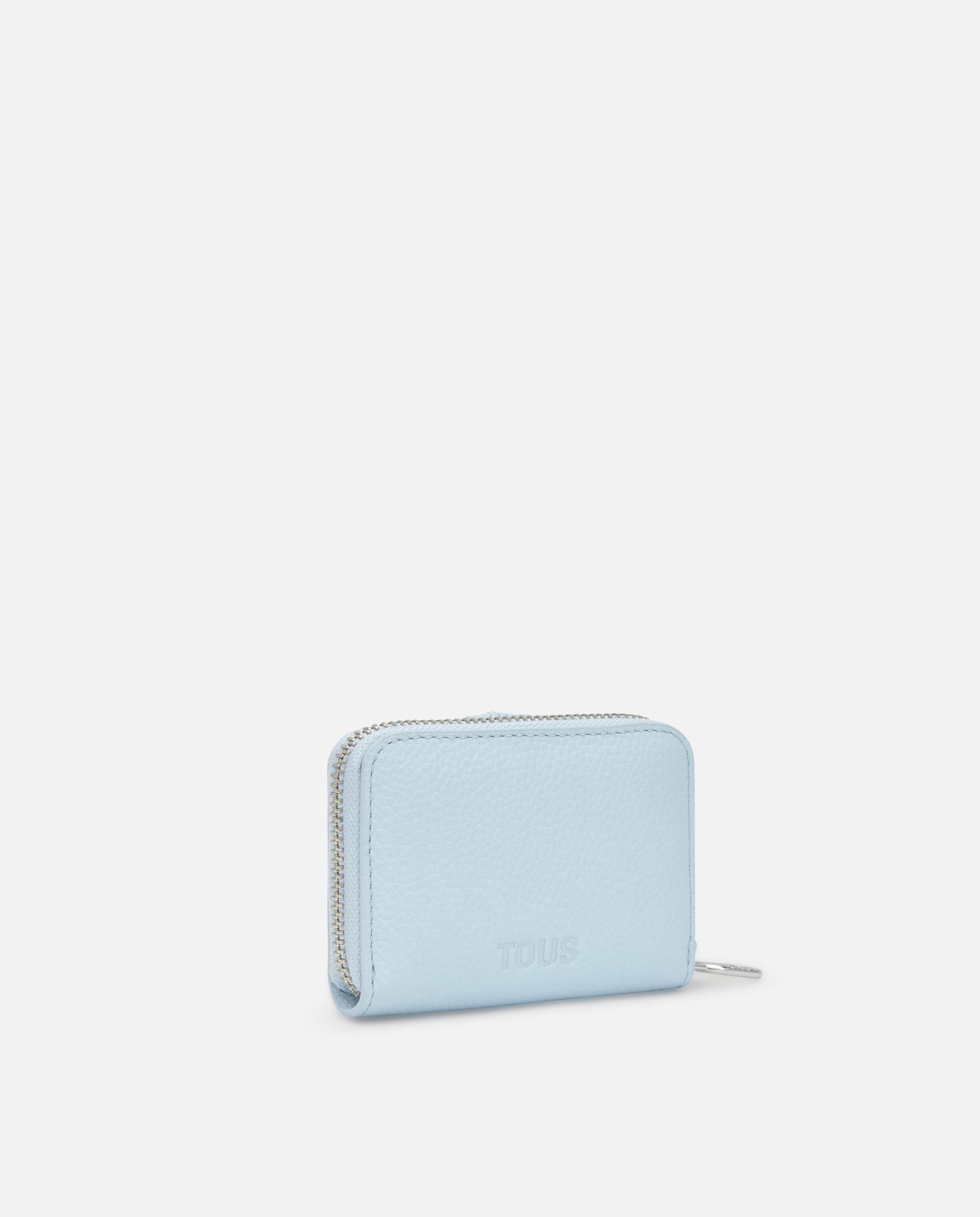 Porta-moedas Hold Pequeno Azul-claro-2