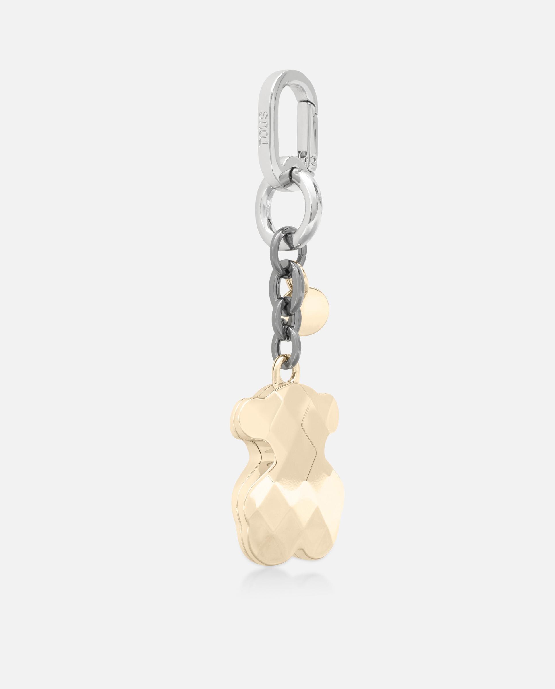 Porta-chaves Facet Bear Bicolor Ouro-2