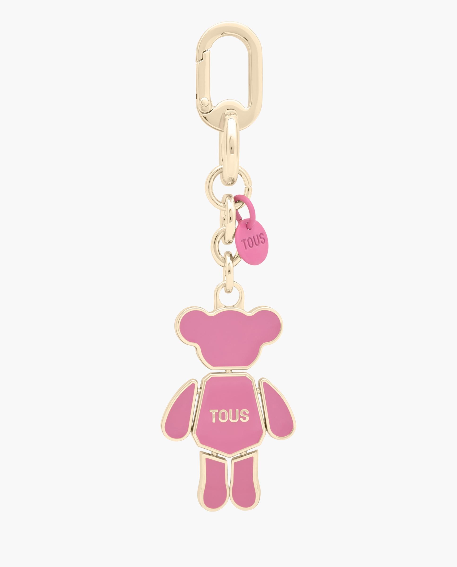 Porta-chaves Puppet Bear com Urso Rosa-1