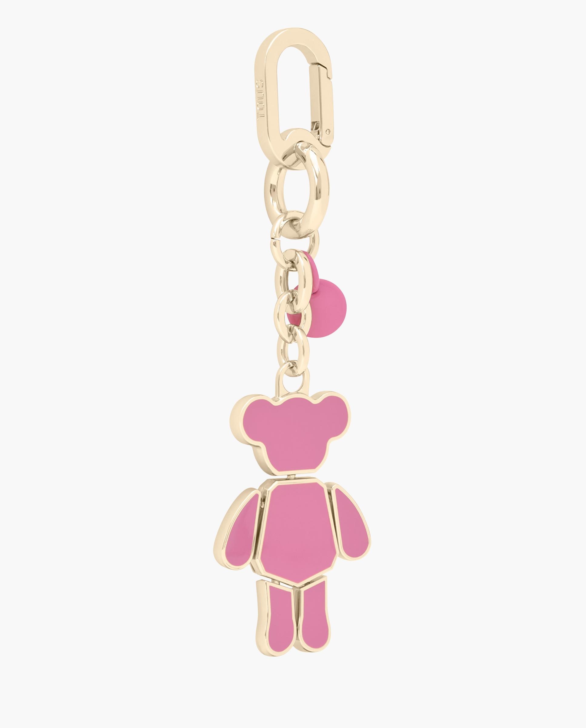 Porta-chaves Puppet Bear com Urso Rosa-2
