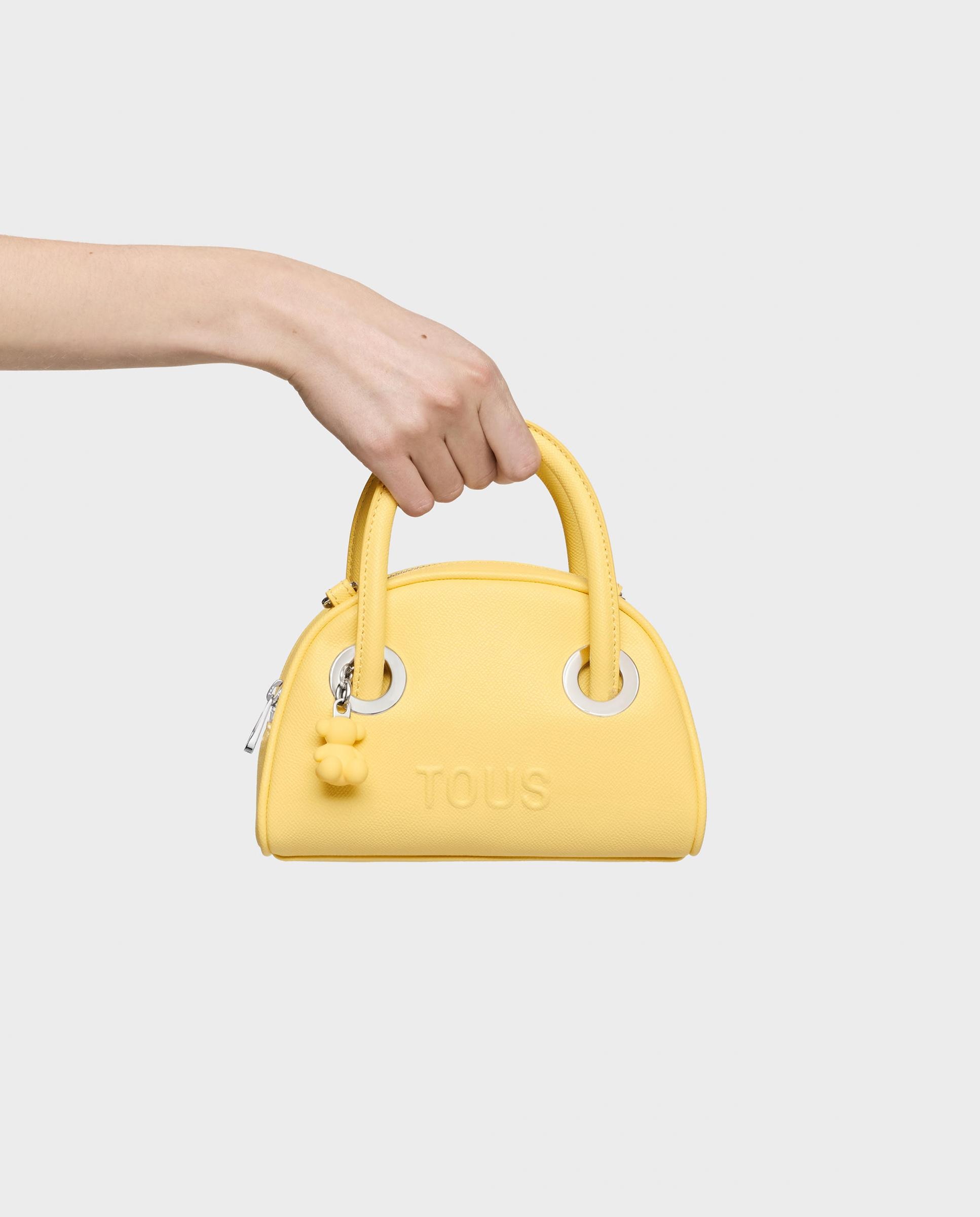 Mala de Mão Poppy Pequena Transformável com Urso Amarelo-3