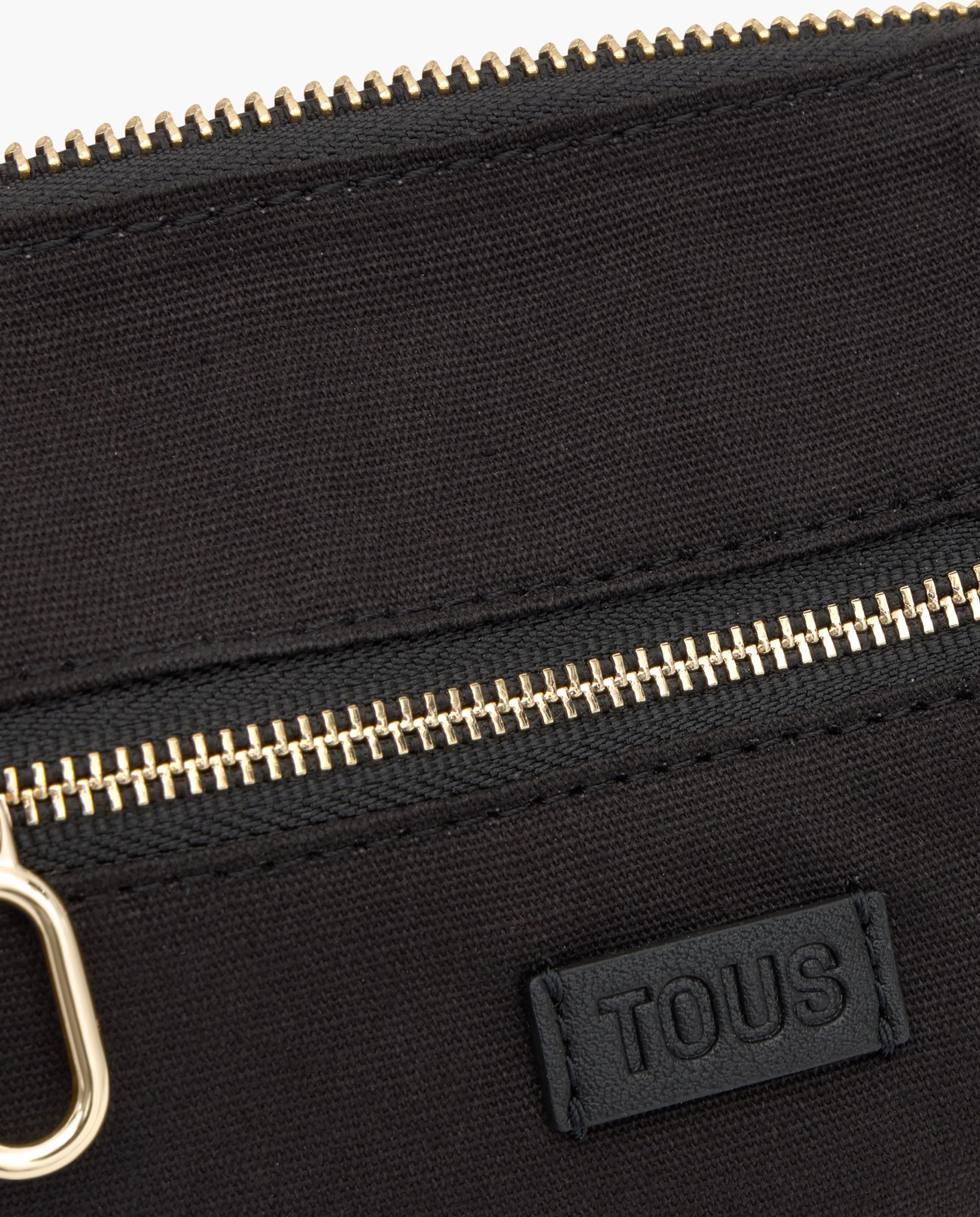 Mala Pequena Kaos Icon Transformável Estampada Preto-3