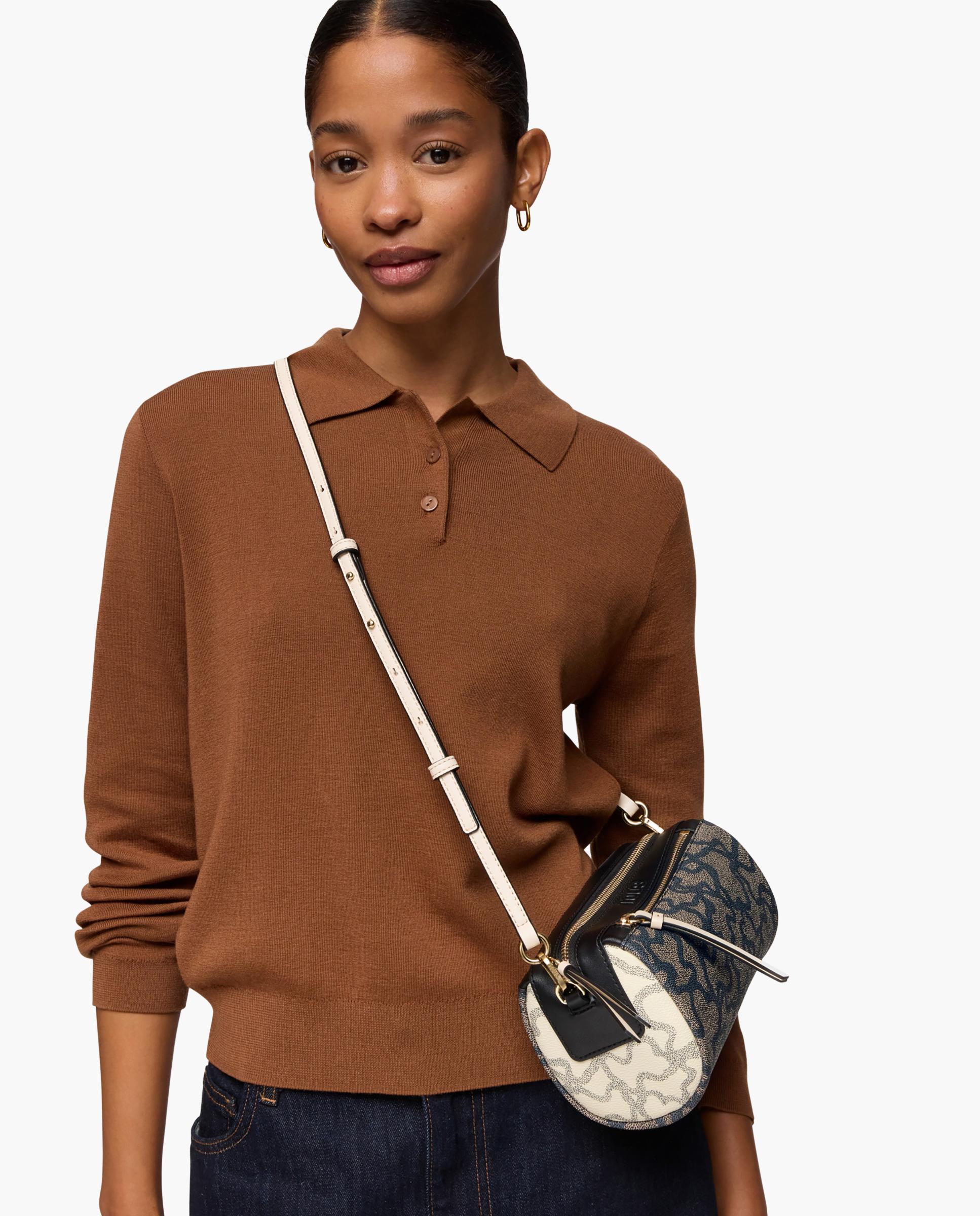 Mala Pequena Kaos Icon Transformável Estampada Preto-8