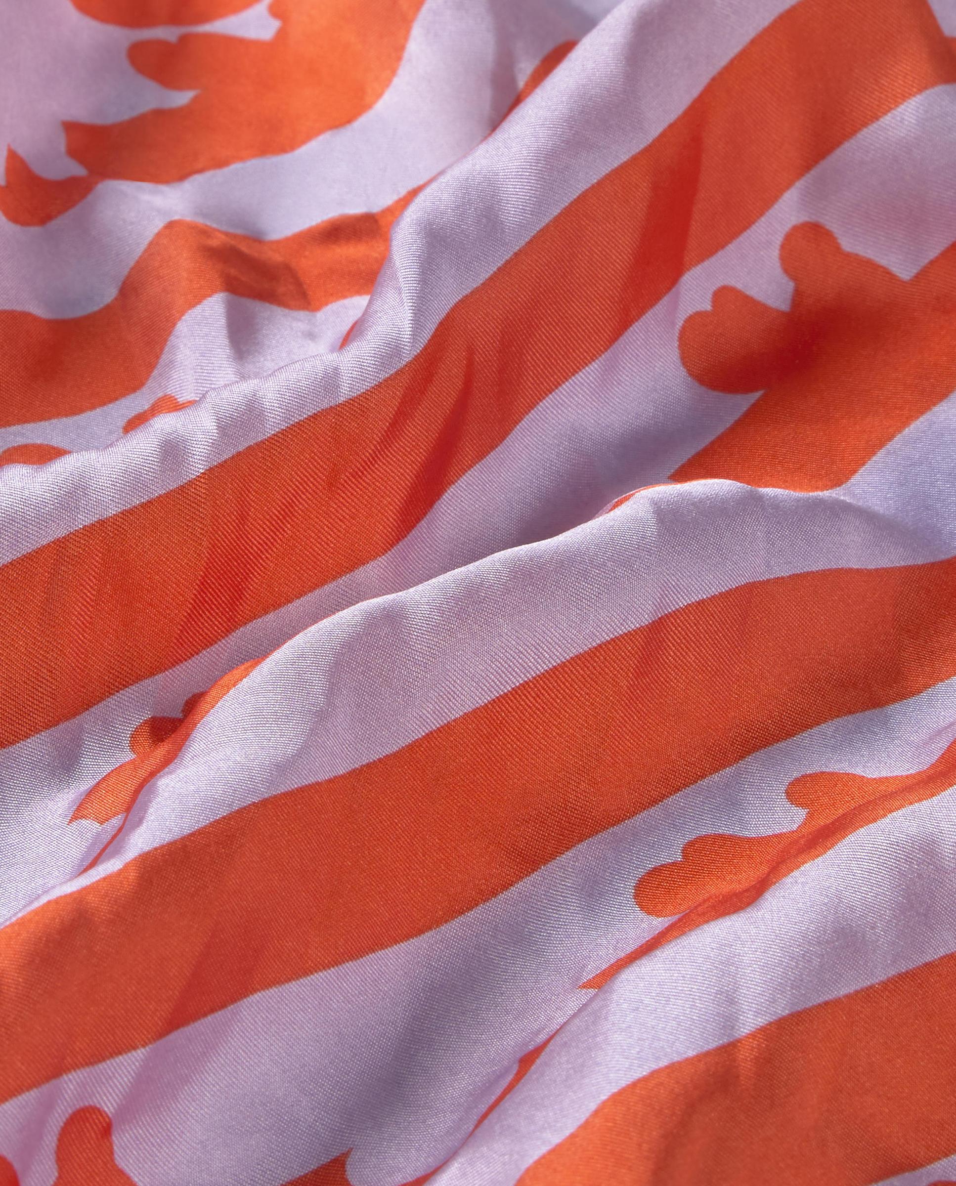 Écharpe de Seda Estampada Tous Bear Stripes Malva-3