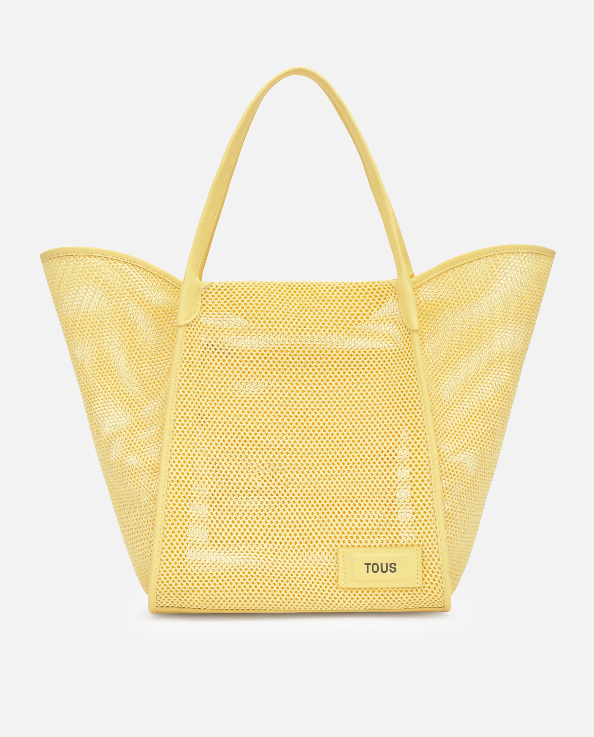 Cesto Tous Tulip Mesh Grande Amarelo-1