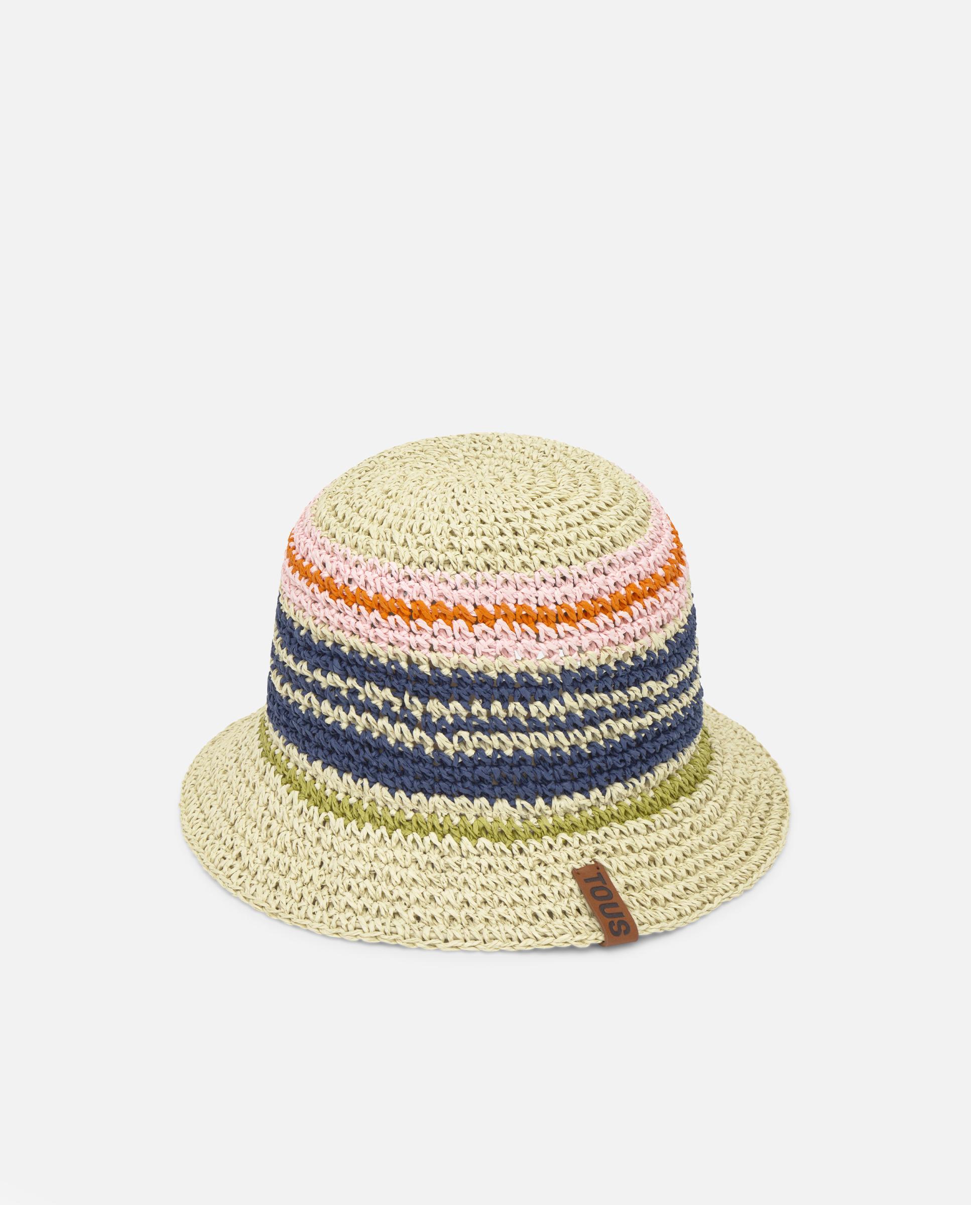 Imagem 0 de Chapéu Multicolor Tous Stripes Straw