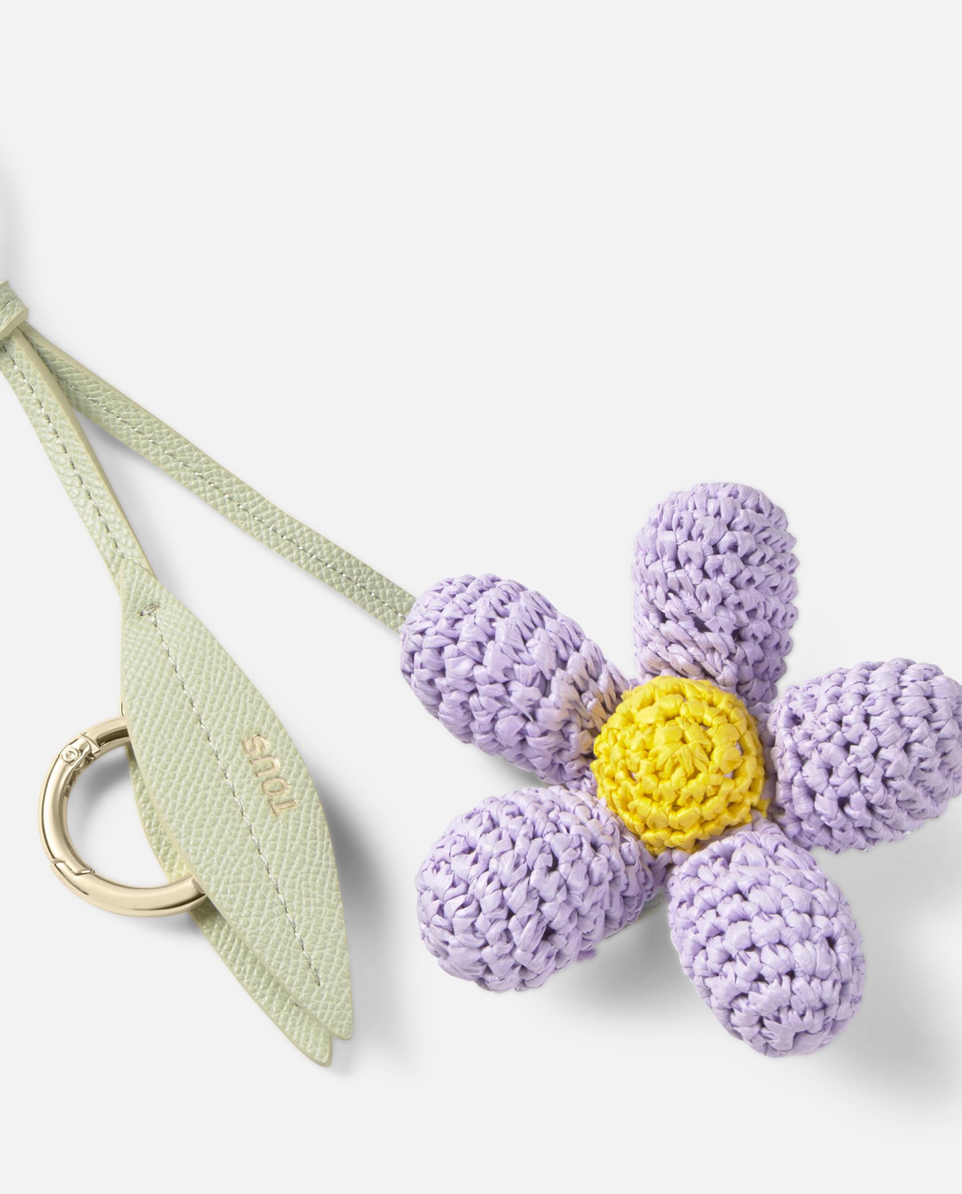Porta-chaves Charm Daisy Tous Icons Malva-2