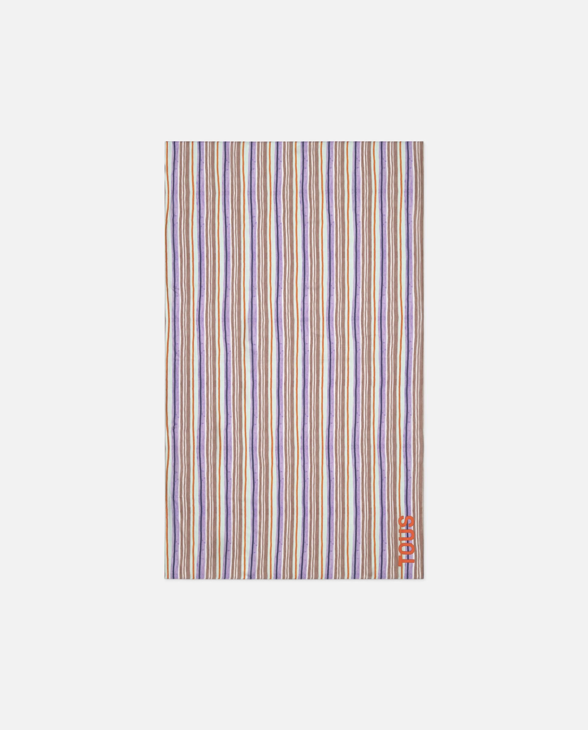 Imagem 0 de Écharpe Tipo Pareo Estampado Tous Stripes