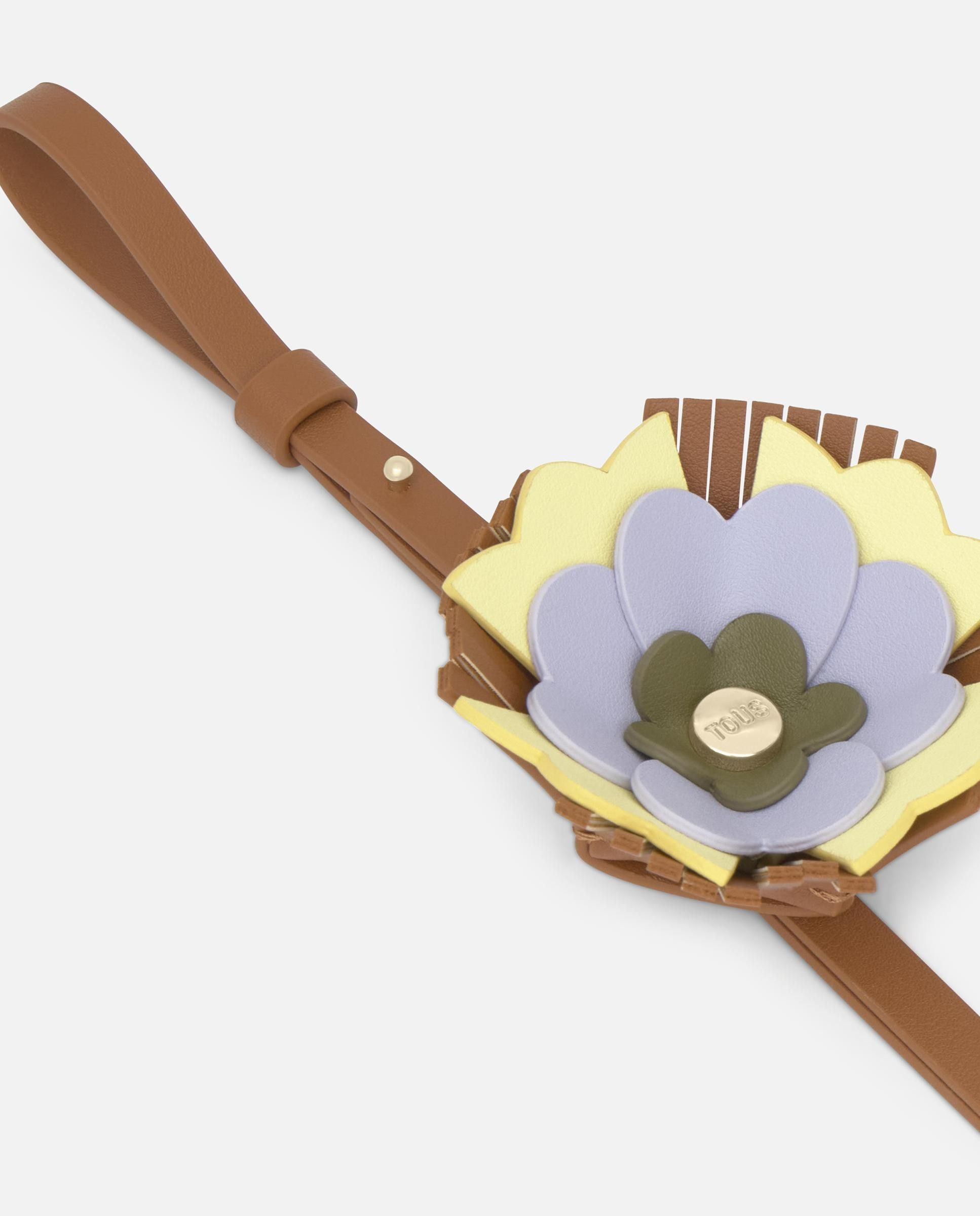 Porta-chaves Charm Tulipa Icons Camel-2
